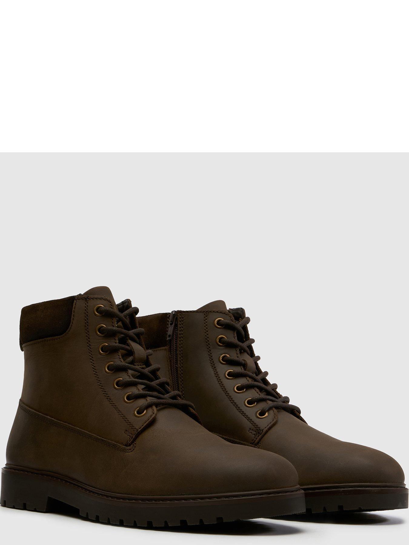 Image 4 of 4 of Schuh Schuh Giles Leather Lace Up Boot
