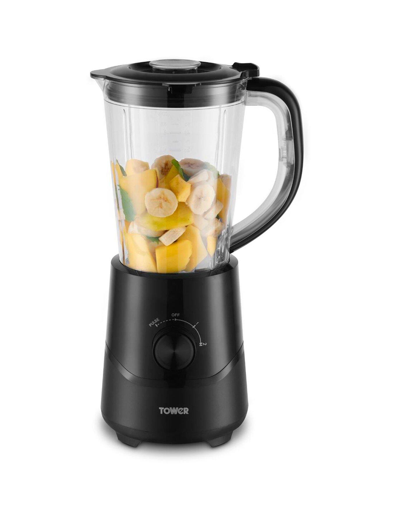 Image 1 of 7 of Tower 500W 1.5L Jug Blender with Removable 4-Tip Blade, Black