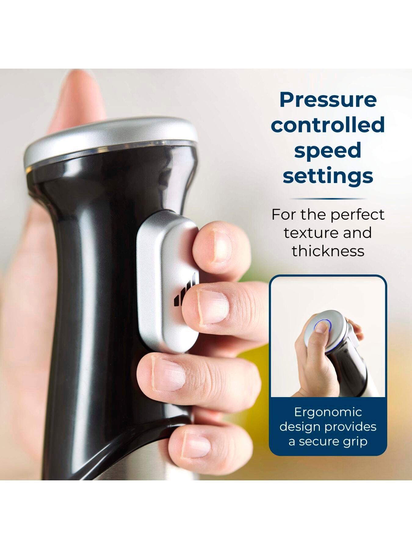Image 4 of 7 of Tower 3-in-1 Hand Blender & 800ml Beaker, 1200W, Stainless Steel