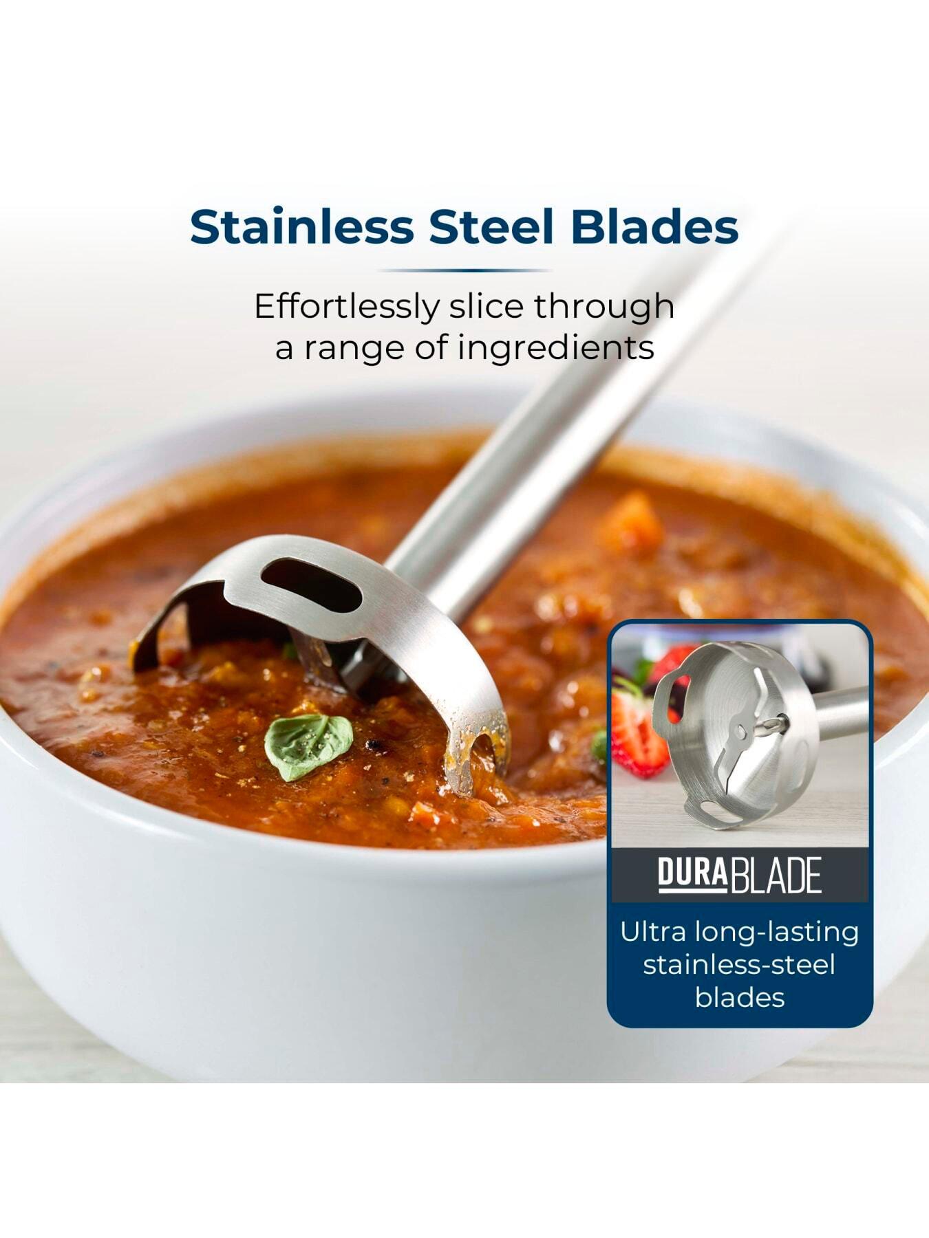 Image 5 of 7 of Tower 3-in-1 Hand Blender & 800ml Beaker, 1200W, Stainless Steel