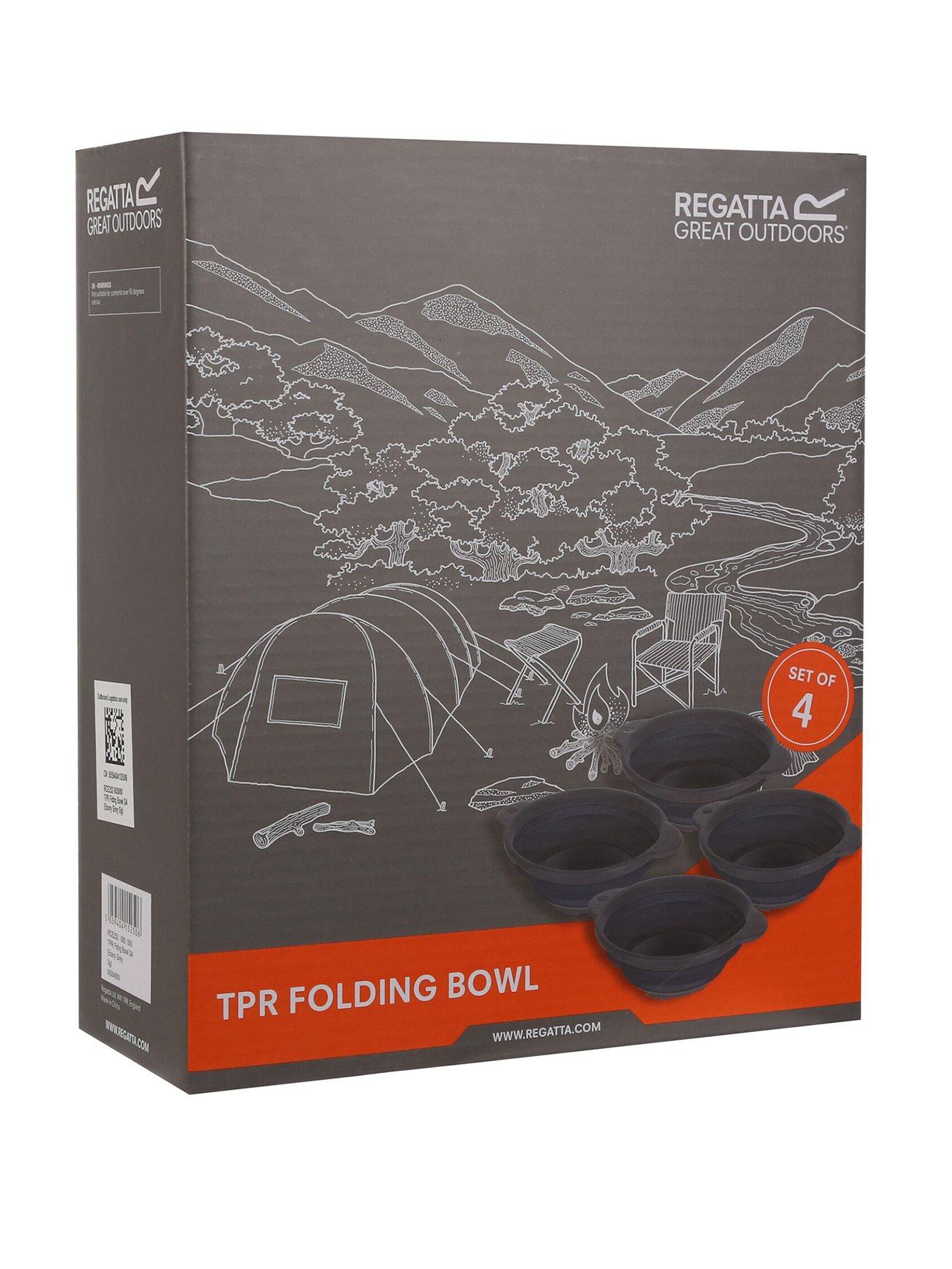 Regatta TPR Folding Bowl Set of 4