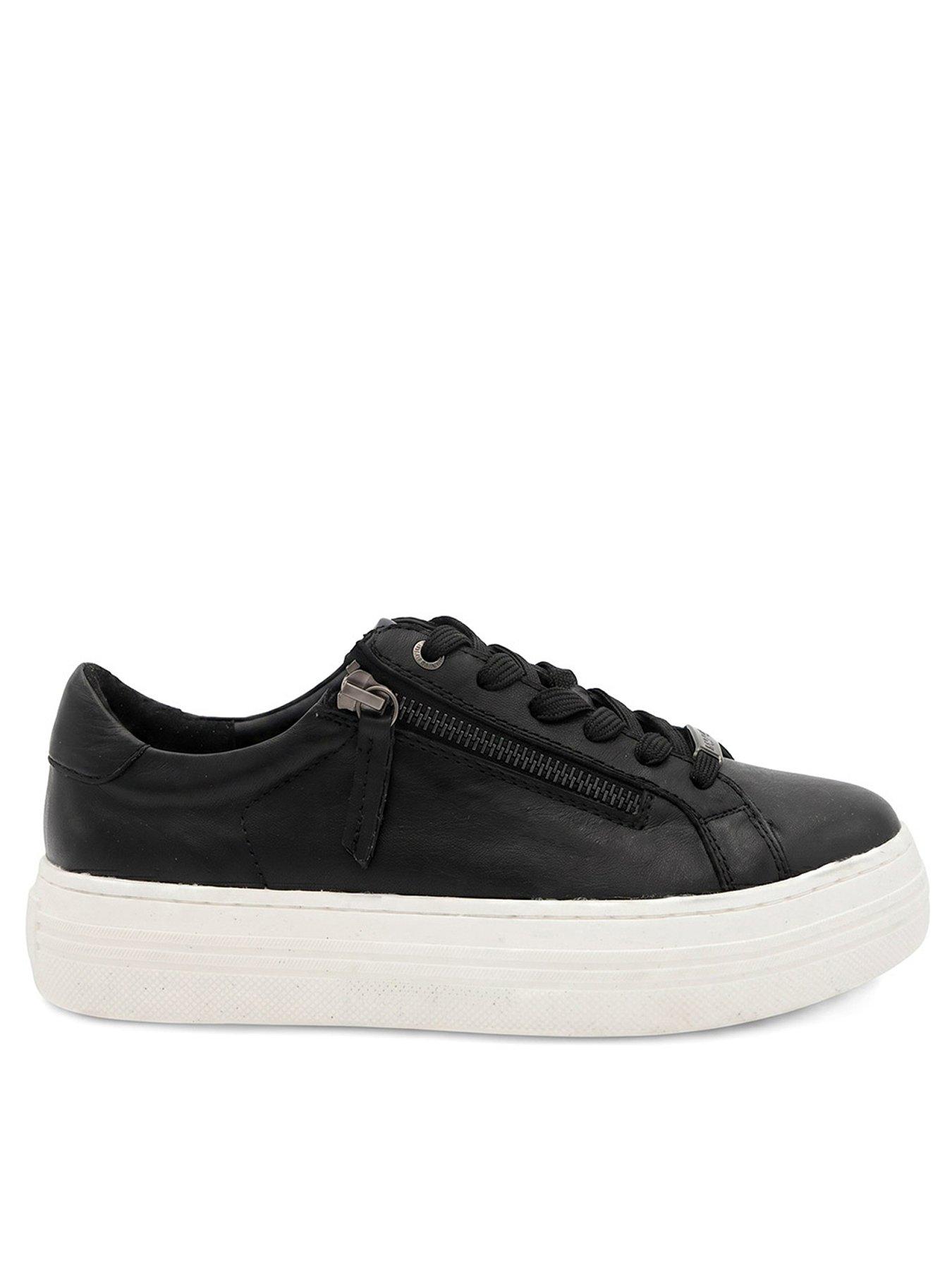 Jones Bootmaker Amaliadawide Platform Trainer - Black