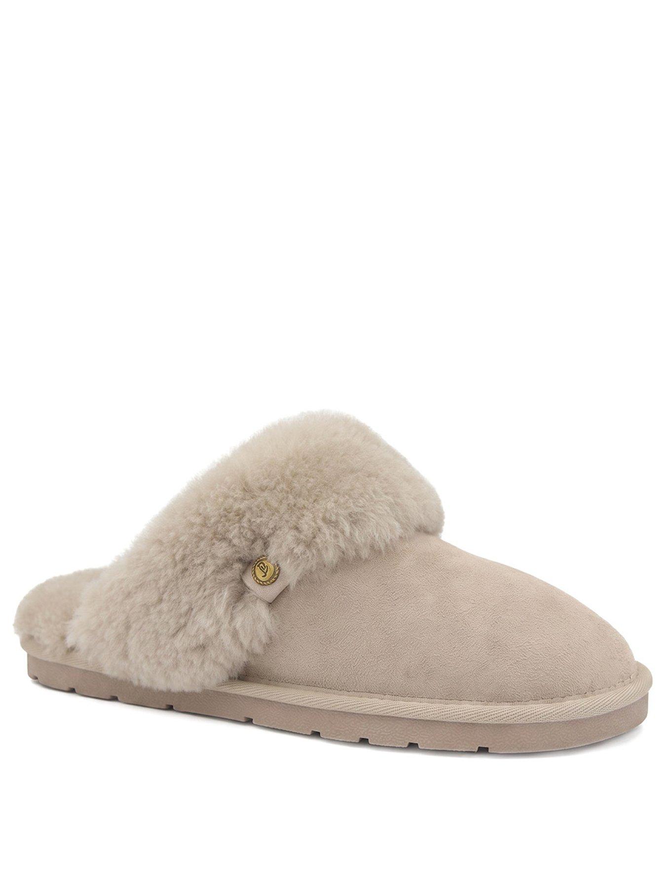 Image 2 of 6 of Jones Bootmaker Bella-rose Mule Slipper - Taupe