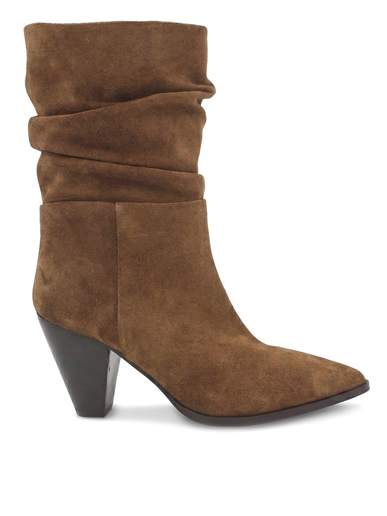 Image 1 of 6 of Jones Bootmaker Khalessi Pointed Toe Slouch Boot - Tobacco