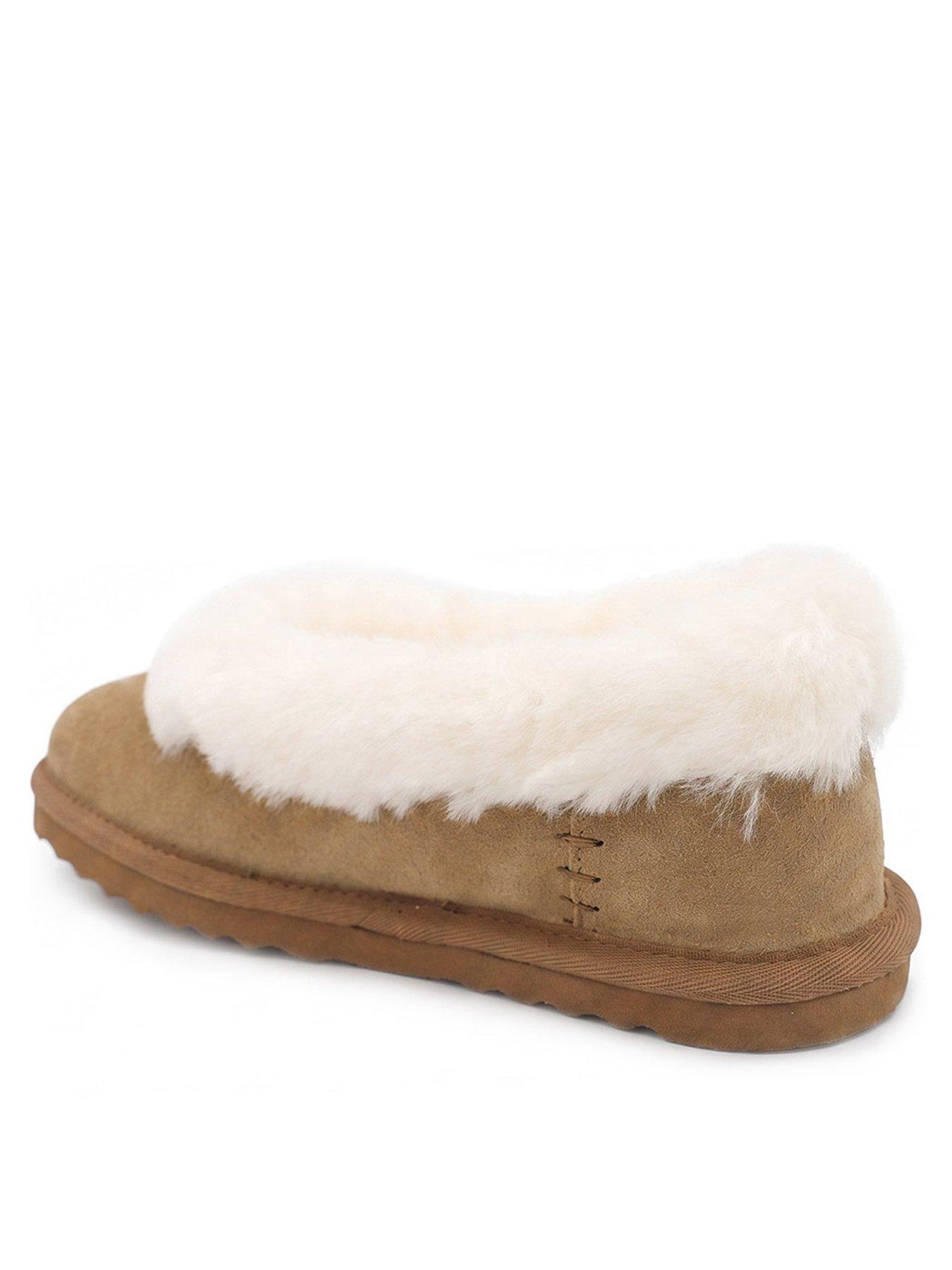 Image 3 of 6 of Jones Bootmaker Faelina Slip On Slipper - Chestnut