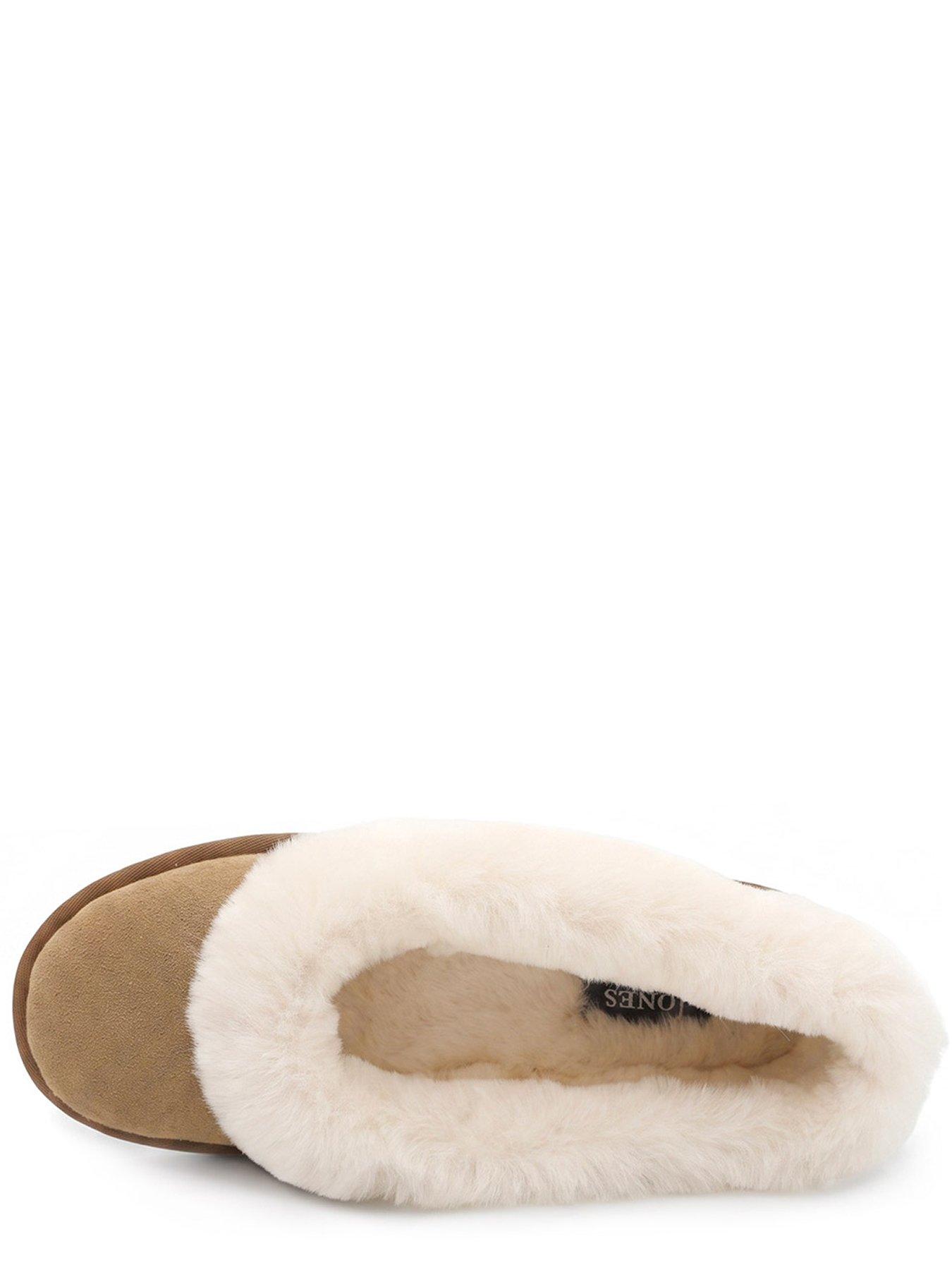Image 4 of 6 of Jones Bootmaker Faelina Slip On Slipper - Chestnut