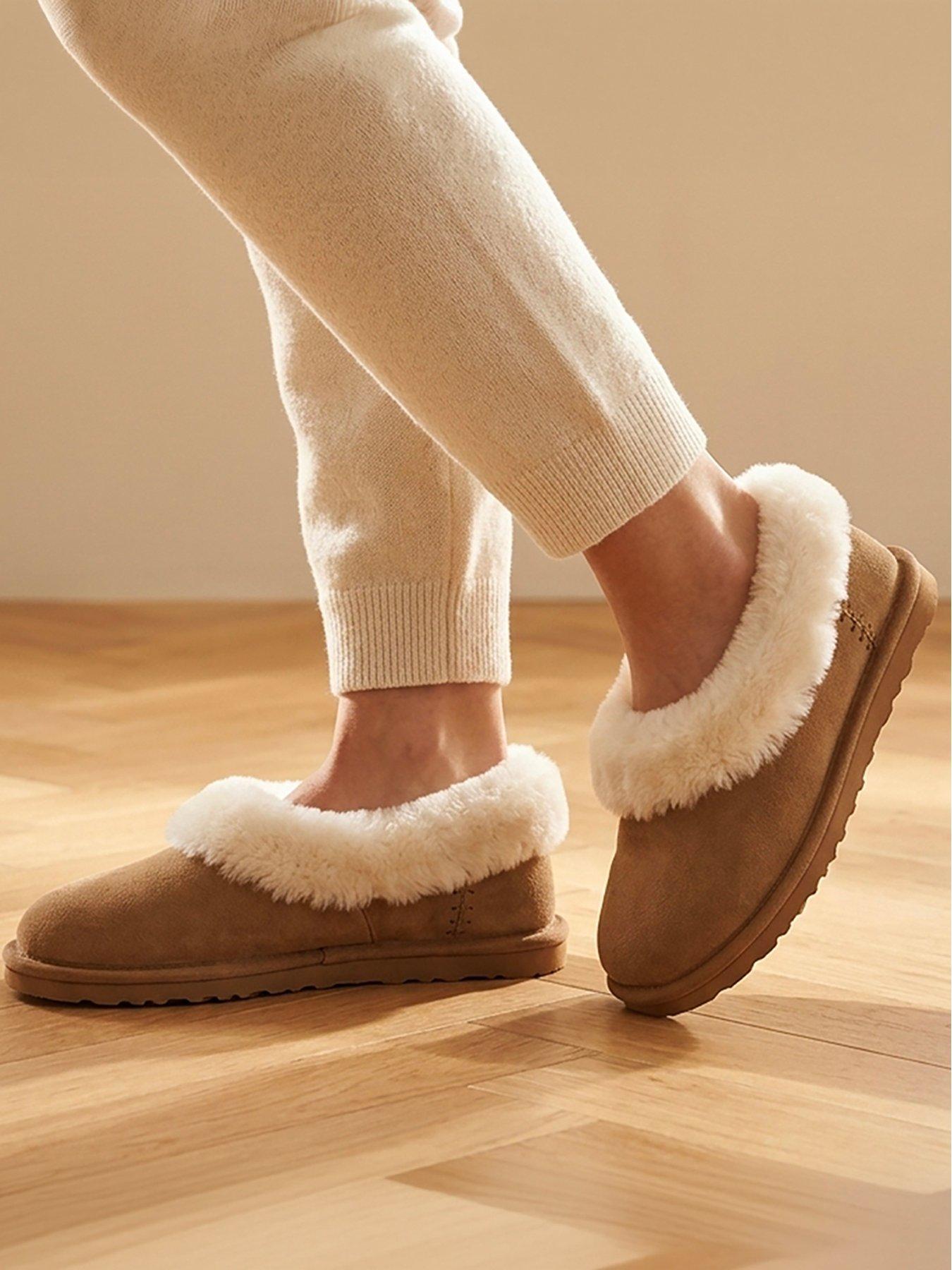 Image 6 of 6 of Jones Bootmaker Faelina Slip On Slipper - Chestnut