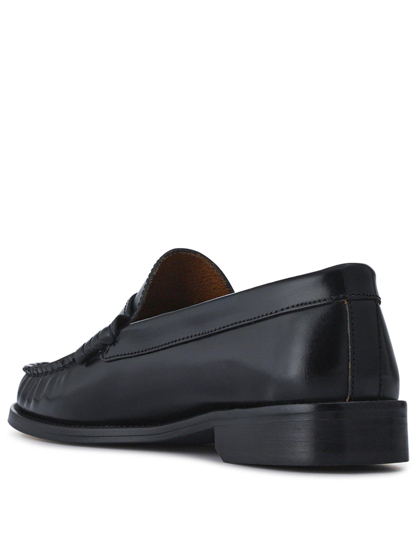 Image 3 of 6 of Jones Bootmaker Perna Moccasins - Black Leather