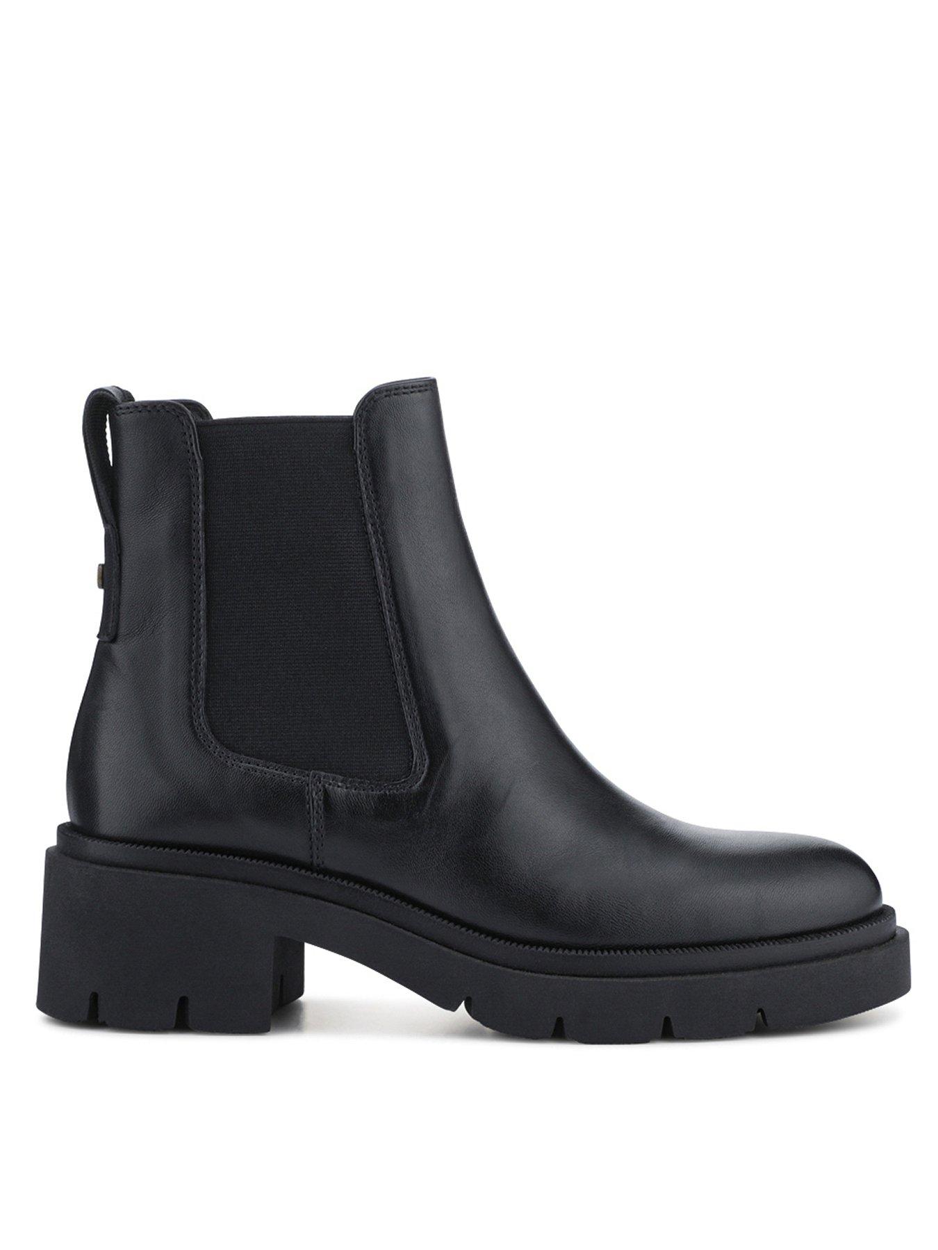 Jones Bootmaker Kaiya Ankle Boot - Black Leather