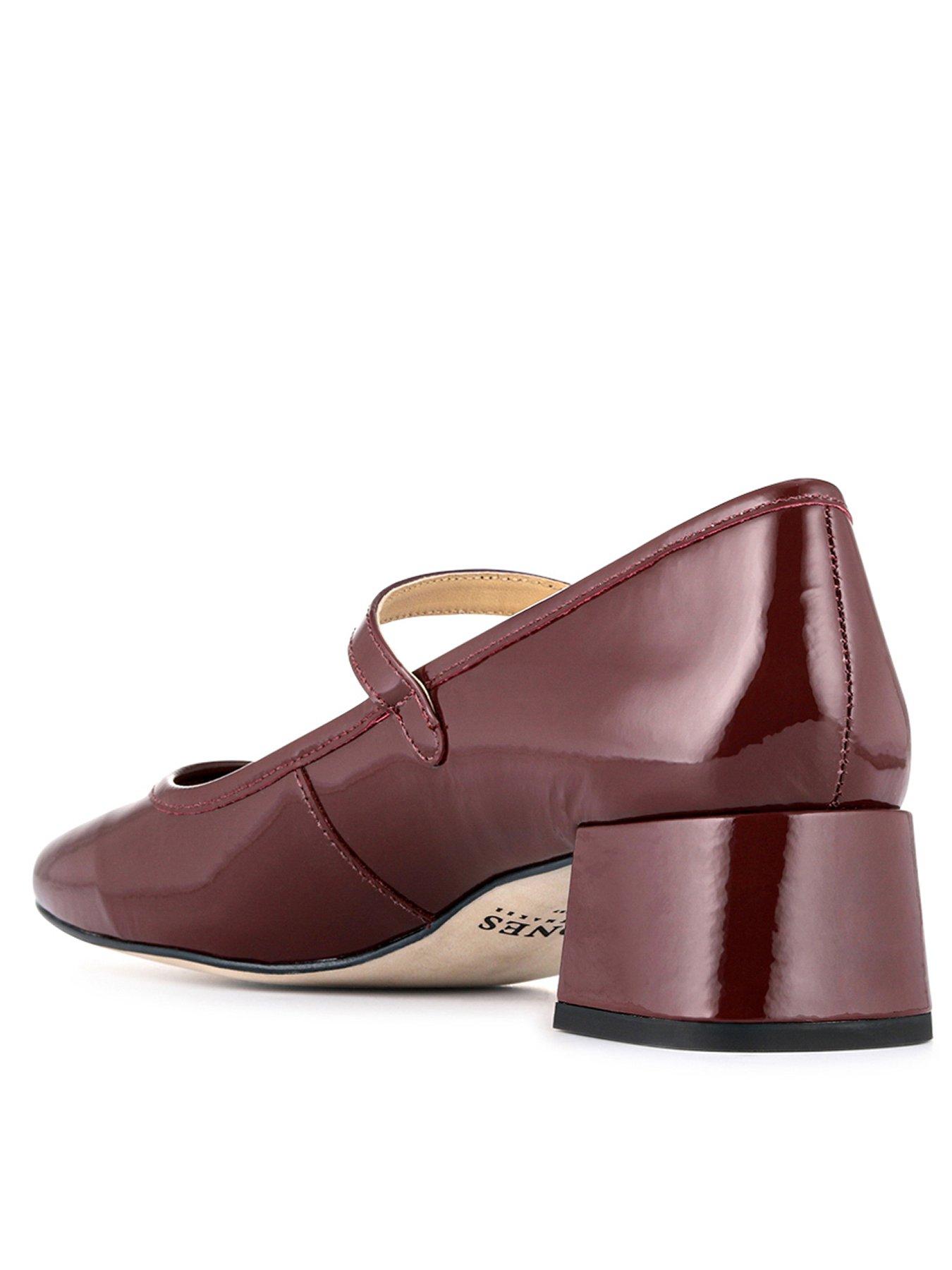 Image 3 of 6 of Jones Bootmaker Xabrina Heeled Mary Jane - Burgundy Patent