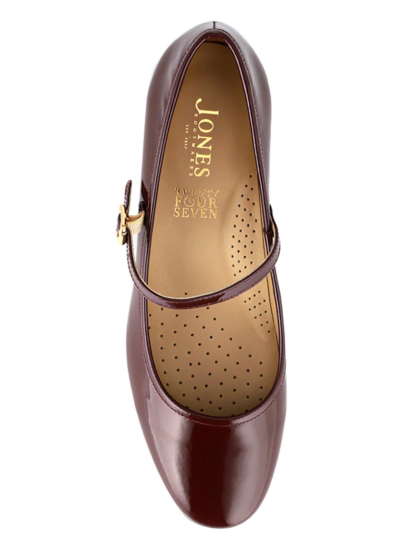 Image 4 of 6 of Jones Bootmaker Xabrina Heeled Mary Jane - Burgundy Patent