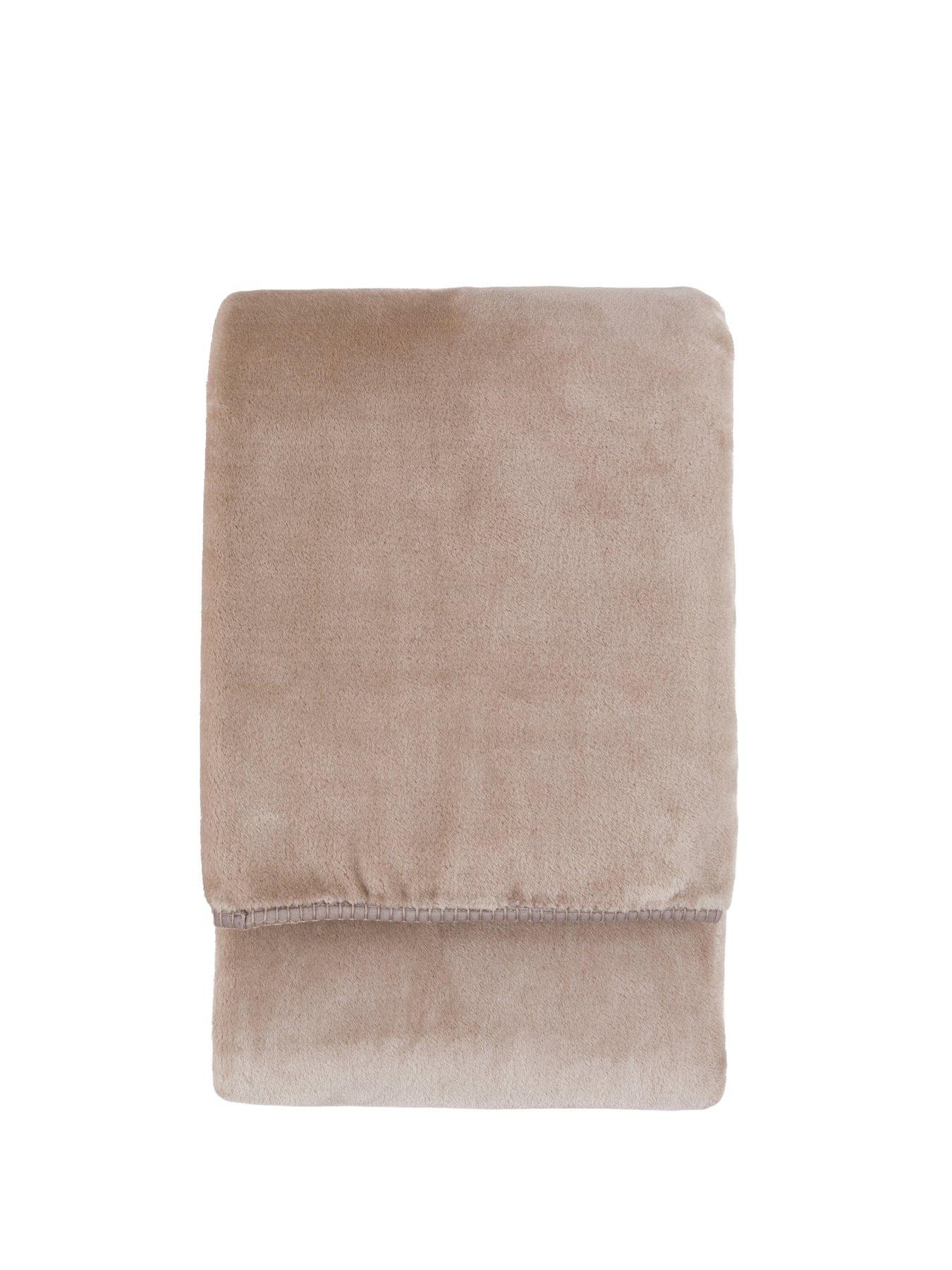Image 4 of 6 of Gallery Direct Toasty Fleece Throw Taupe 150x200cm