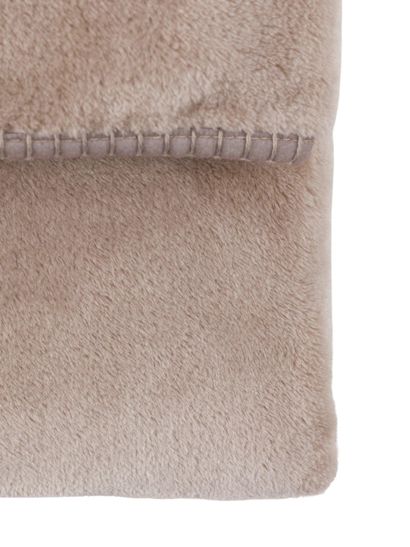 Image 5 of 6 of Gallery Direct Toasty Fleece Throw Taupe 150x200cm