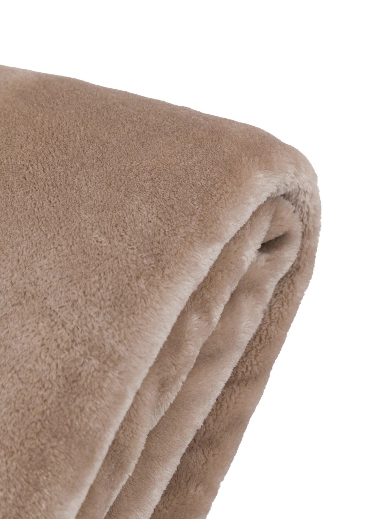 Image 6 of 6 of Gallery Direct Toasty Fleece Throw Taupe 150x200cm