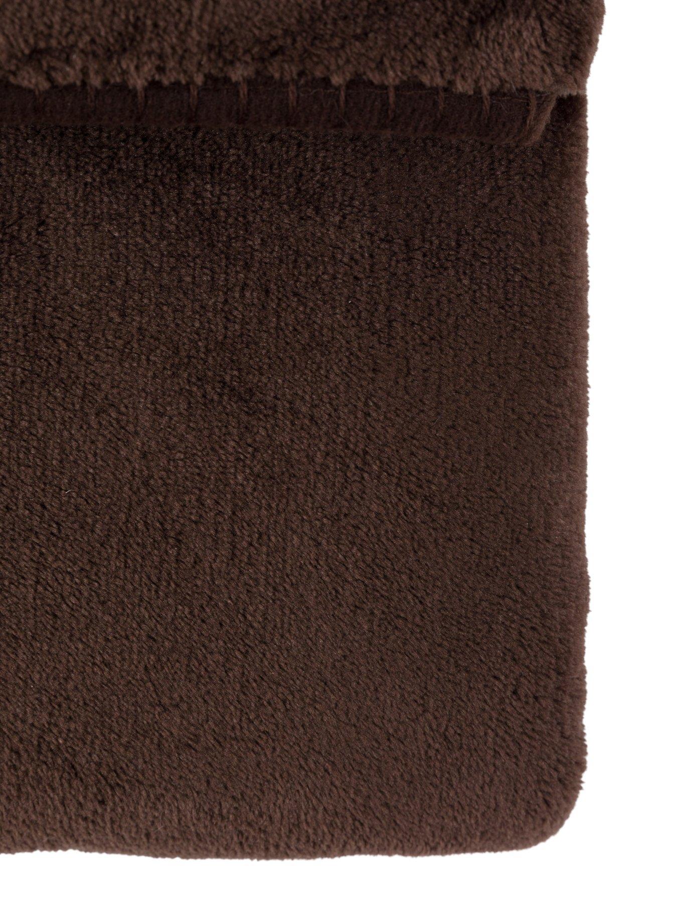 Image 5 of 6 of Gallery Toasty Fleece Throw Chocolate 1500x2000mm