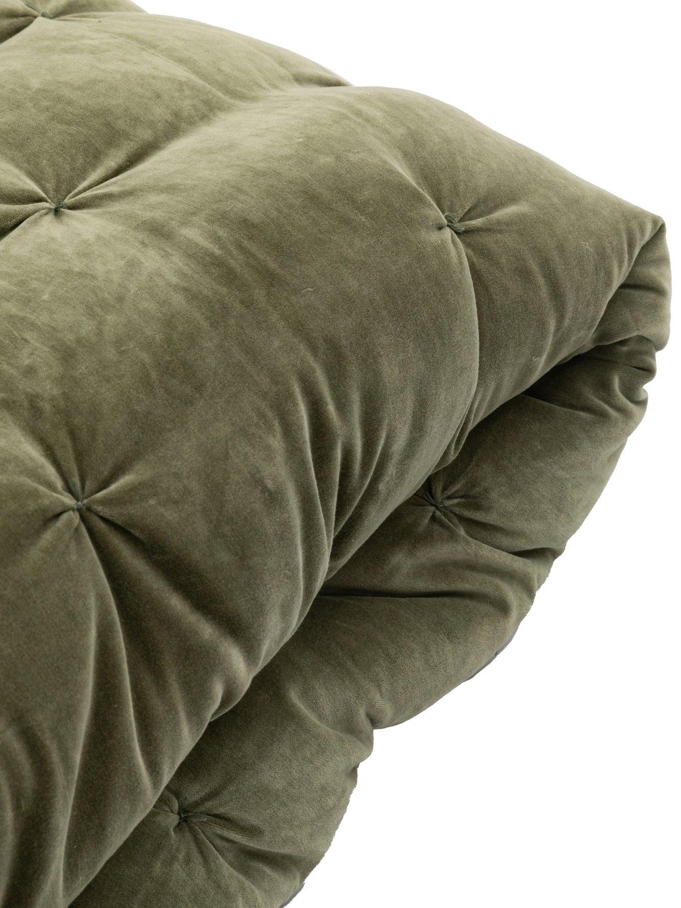 Image 5 of 6 of Gallery Direct Opulent Velvet Bedspread Green 220x240cm