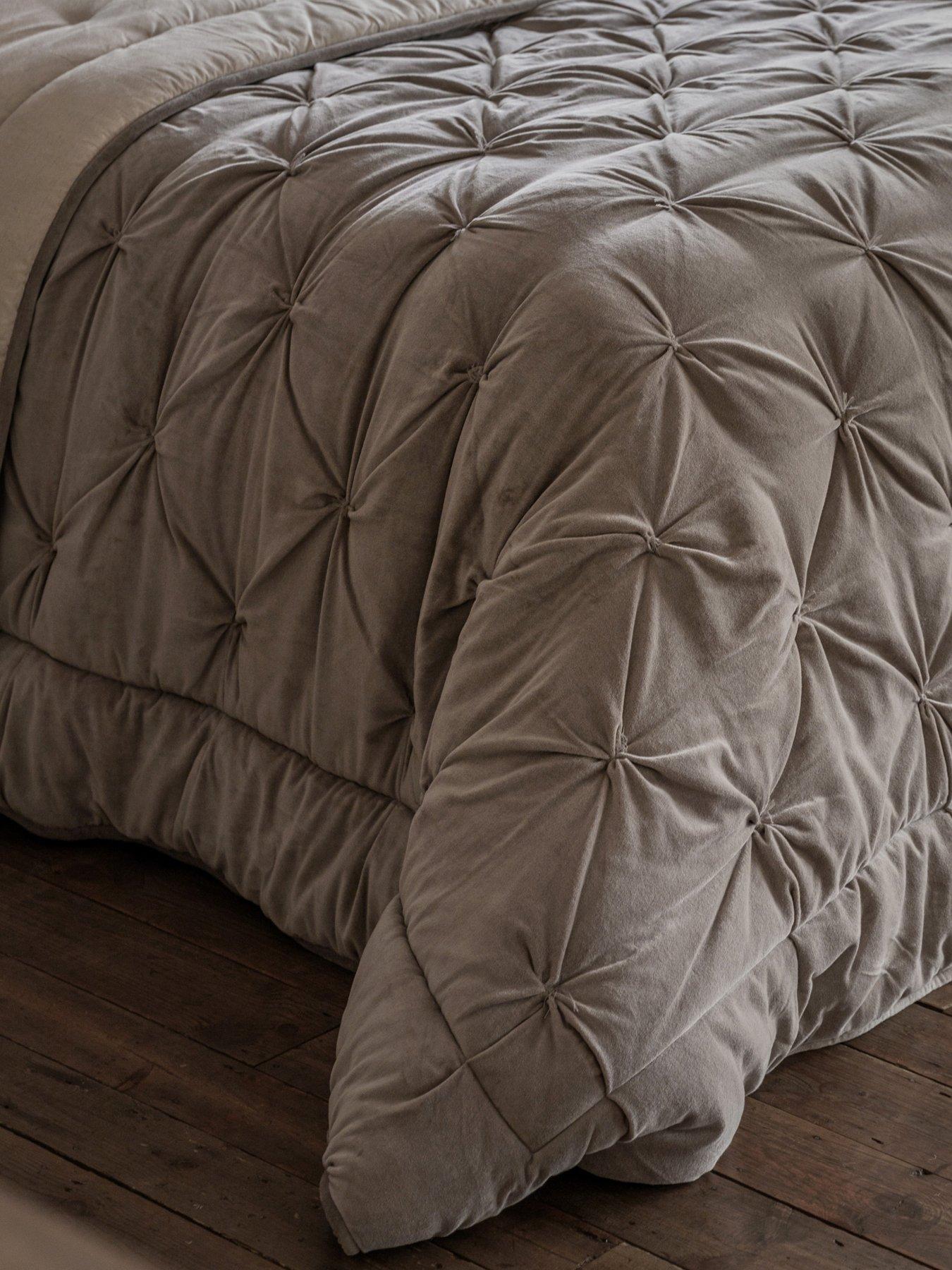Gallery Opulent Velvet Bedspread Neutral 2200x2400mm