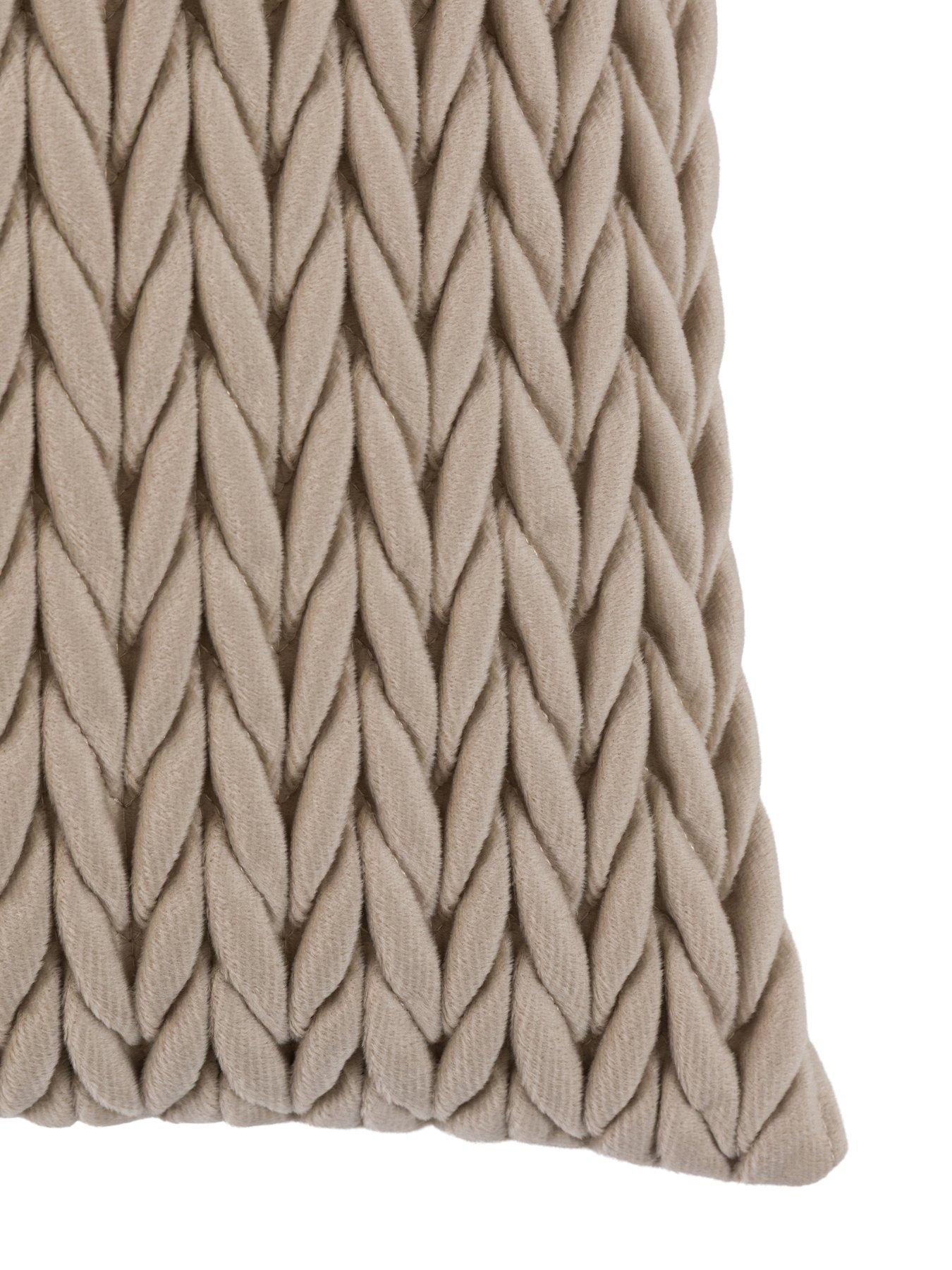 Image 5 of 7 of Gallery Velora Cushion Stone (2pk) 430x430mm