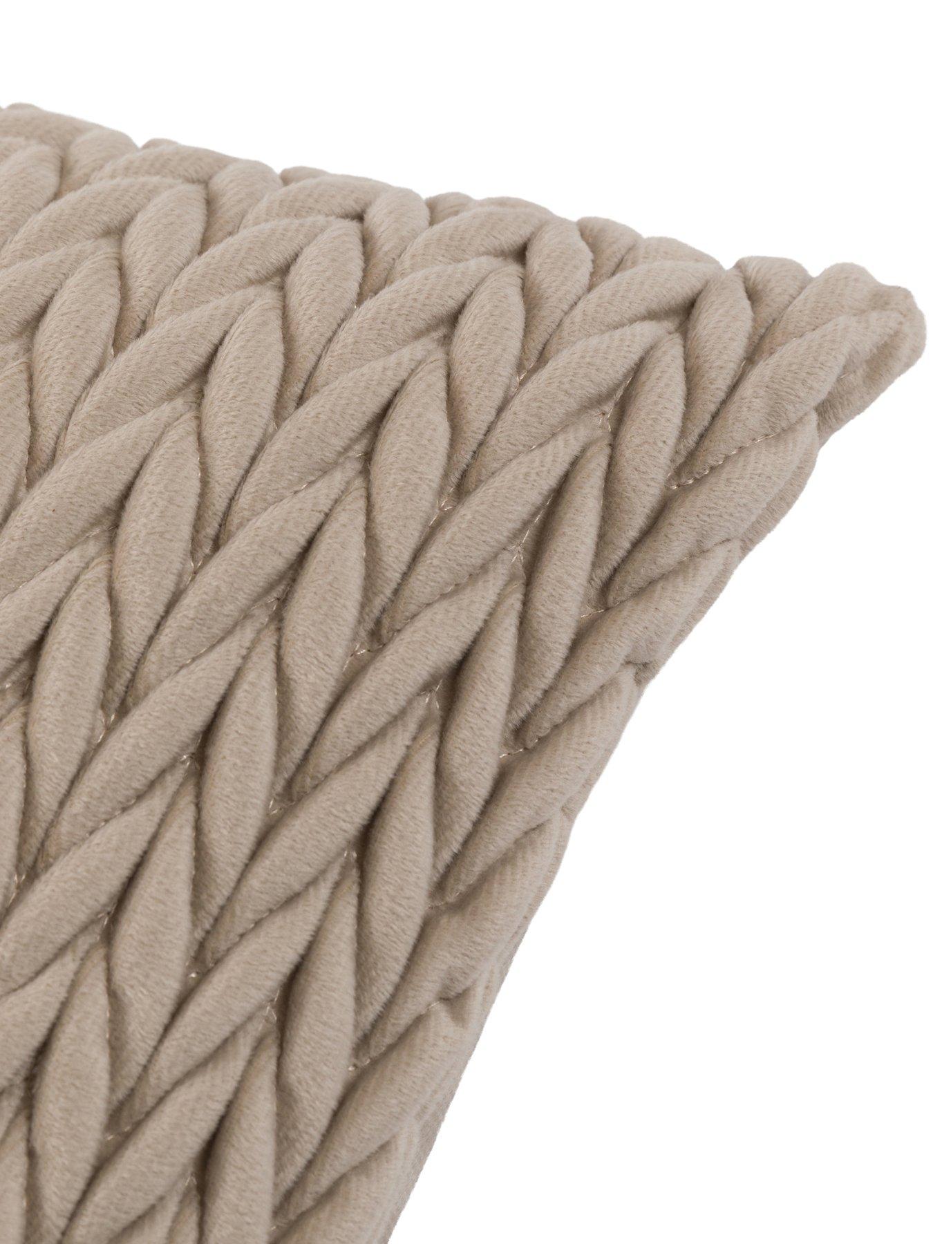 Image 6 of 7 of Gallery Velora Cushion Stone (2pk) 430x430mm