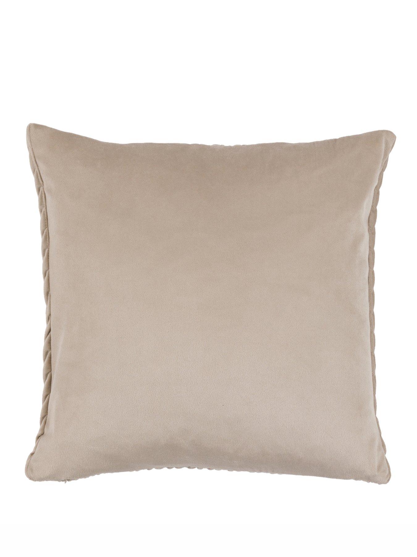 Image 7 of 7 of Gallery Velora Cushion Stone (2pk) 430x430mm