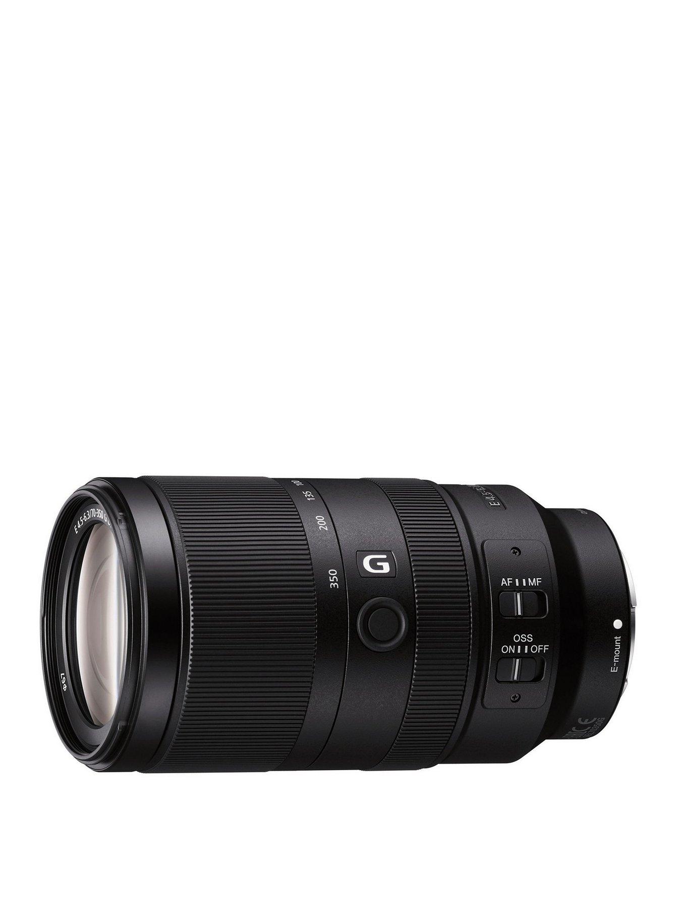 Sony Sony 70-350mm f/4.5-6.3 G OSS Super Telephoto Zoom Lens APS-C Cameras - Ideal for Wildlife, Sports, Bokeh, and Outdoor Photography, Black