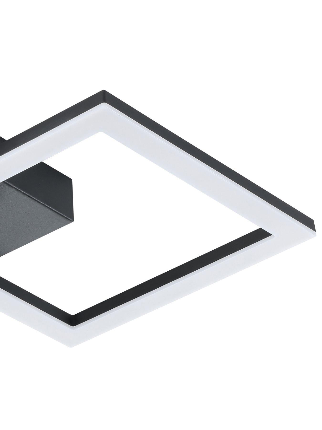 Image 4 of 4 of Eglo EGLO Basic Palmaves-E Black Steel &amp; Plastic LED Ceiling Light, 4000K