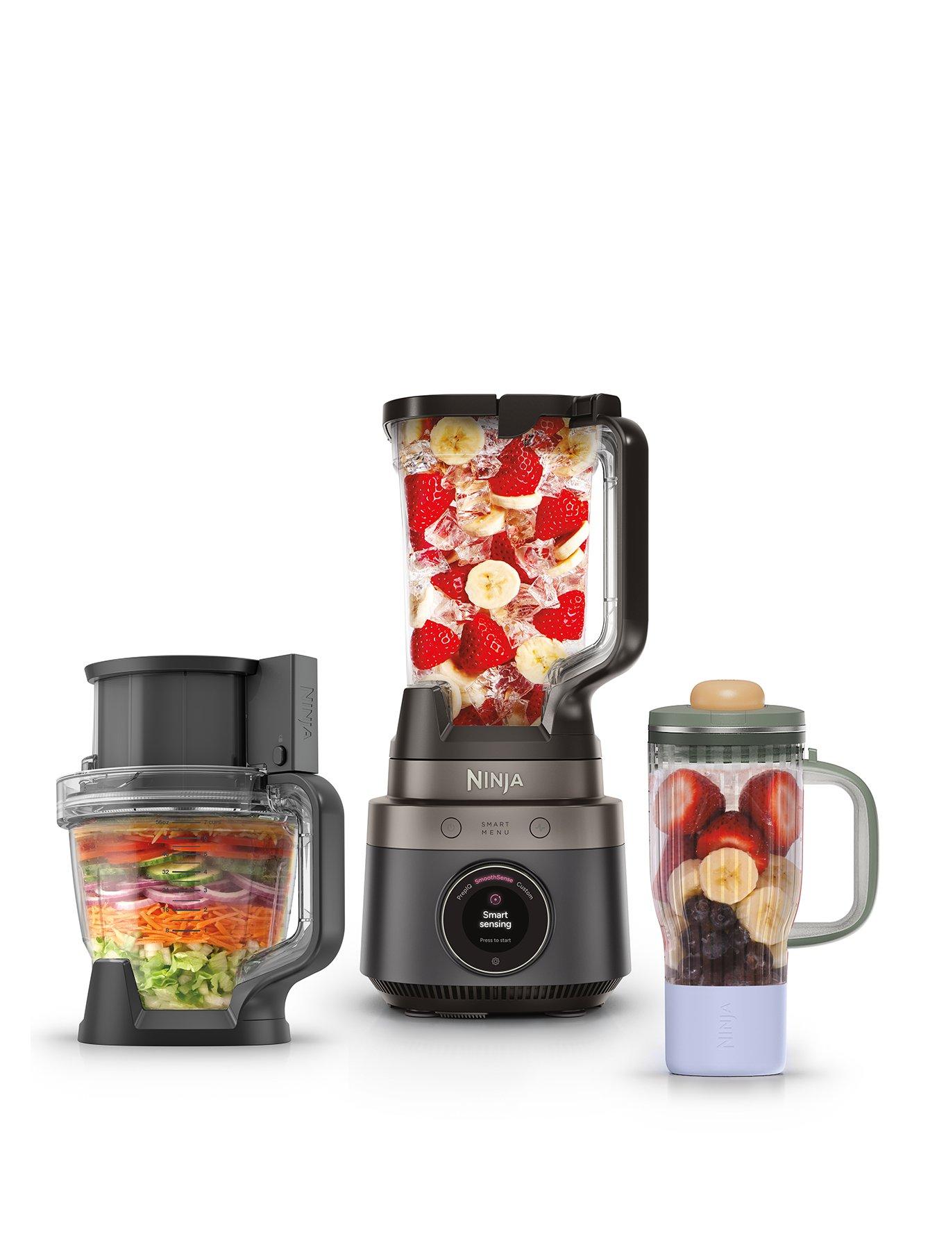 Image 1 of 8 of NINJA Ninja CrushBOSS 3-in-1 Kitchen System with Food Processor &amp; Tumbler - Onyx