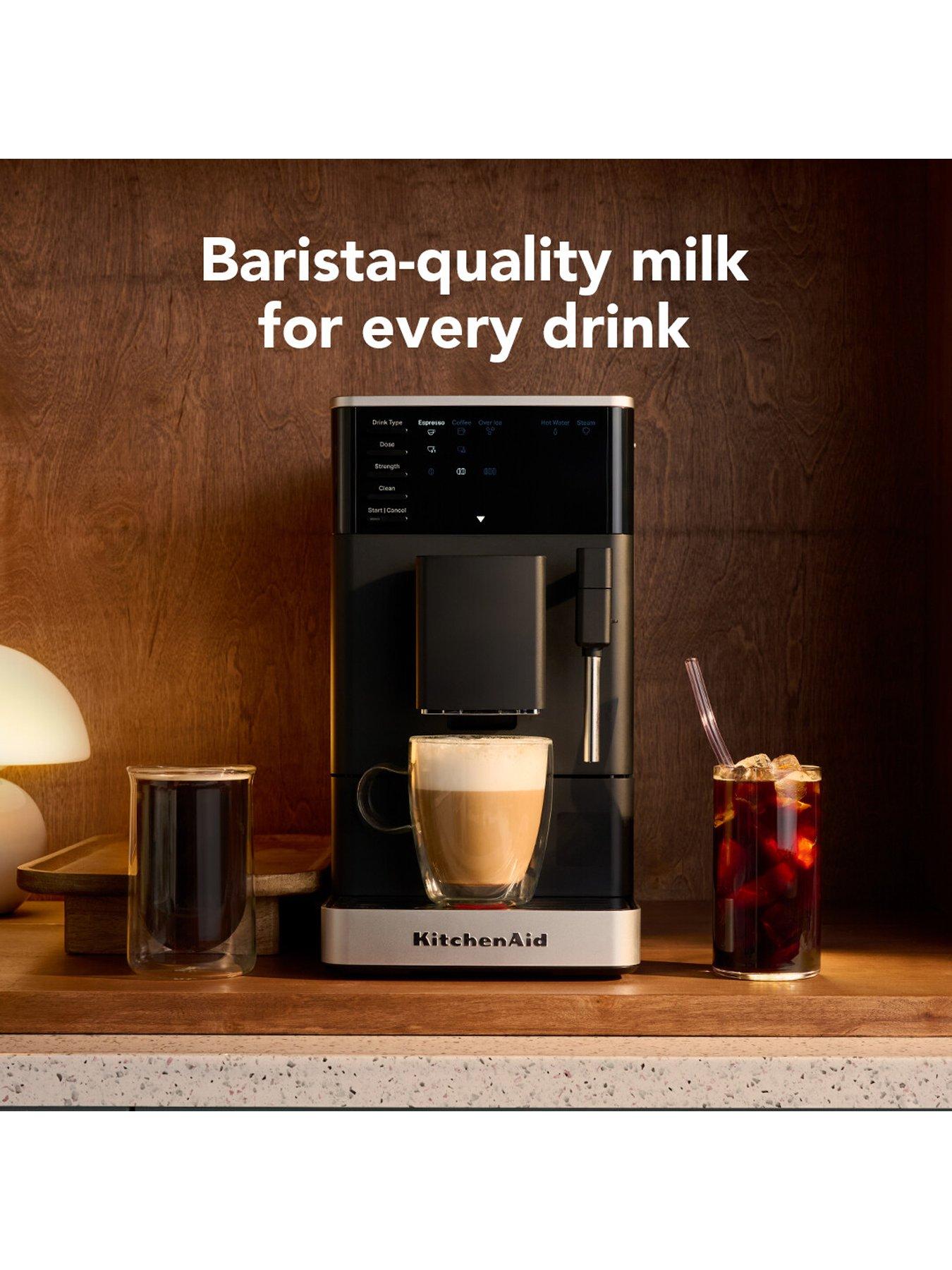 Image 4 of 7 of KitchenAid Fully Automatic Espresso Machine with Iced Coffee KF2-Matte Black