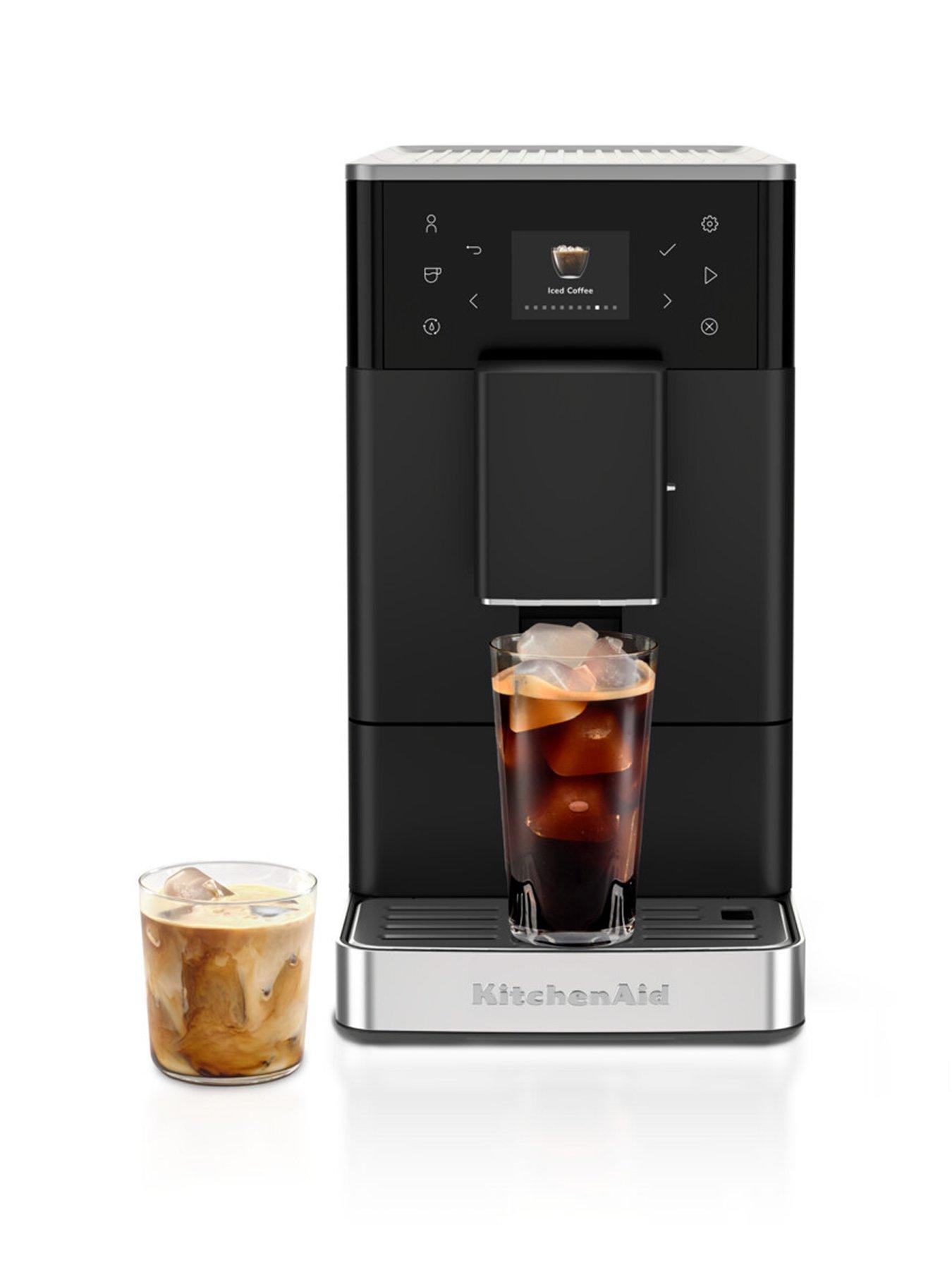 KitchenAid Fully Automatic Espresso Machine with Iced Coffee KF3-Matte Black