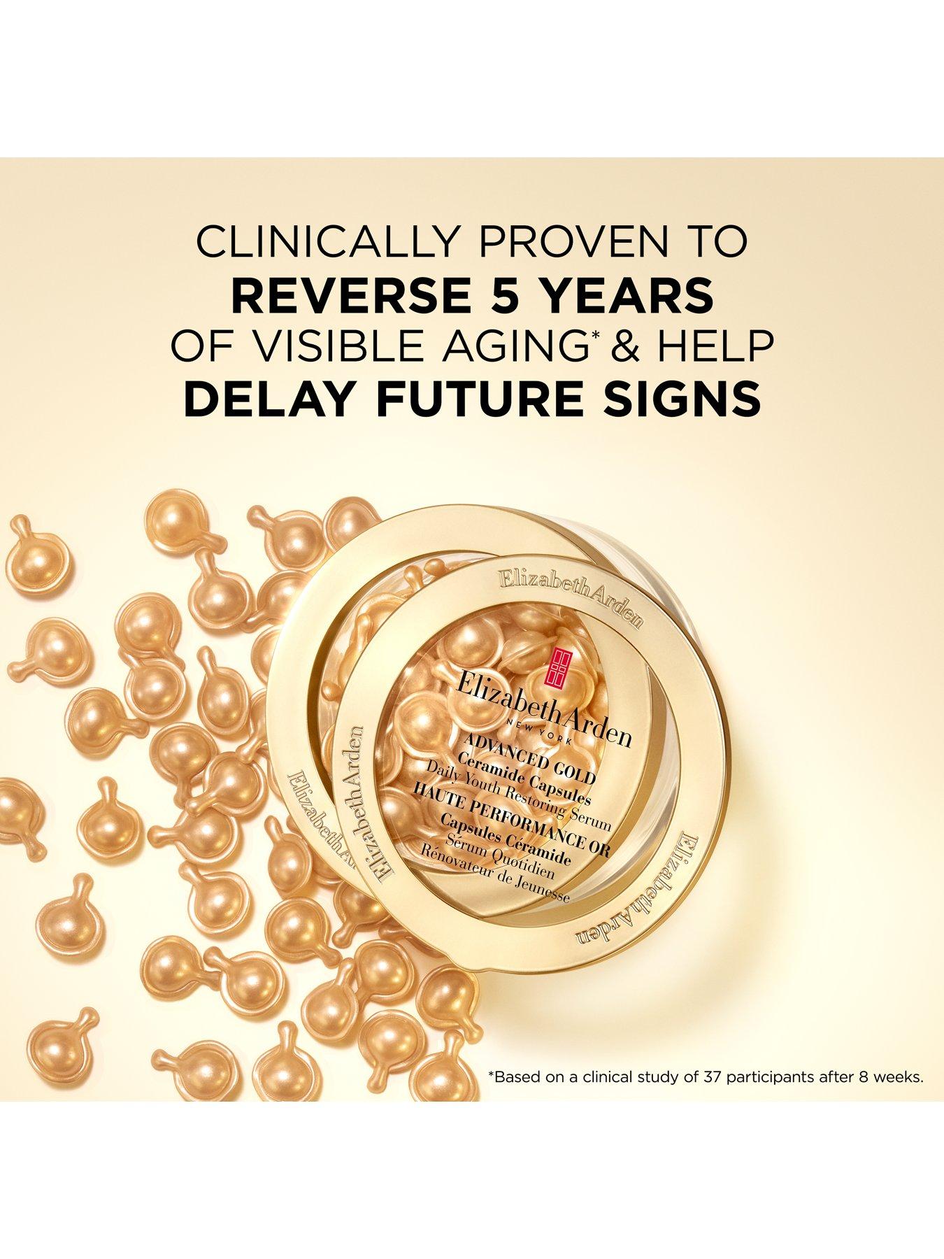 Image 5 of 7 of Elizabeth Arden Advanced Gold Ceramide Capsules Daily Youth Restoring Serum, 60-piece