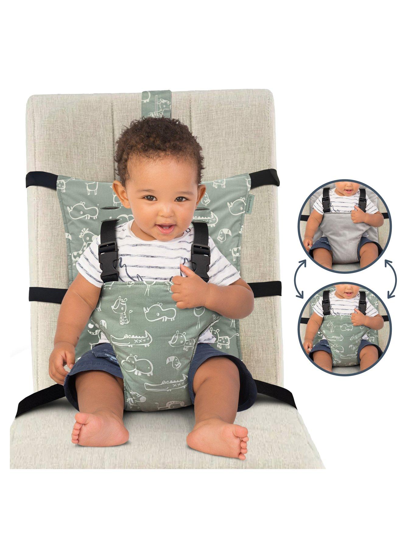 Image 1 of 7 of Dreambaby Grab 'N' Go Chair Mate Travel Dining Harness - Jungle Theme