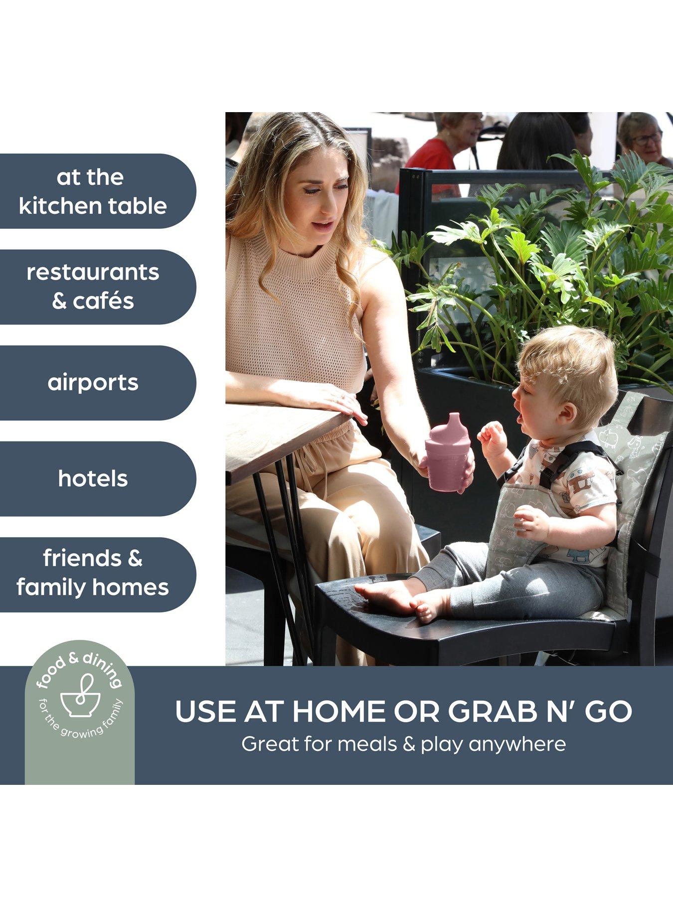 Image 7 of 7 of Dreambaby Grab 'N' Go Chair Mate Travel Dining Harness - Jungle Theme