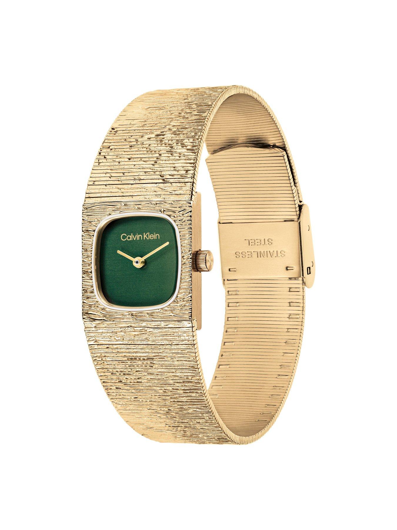 Image 2 of 4 of Calvin Klein Women's Sophisticated Square Gold Plated Watch