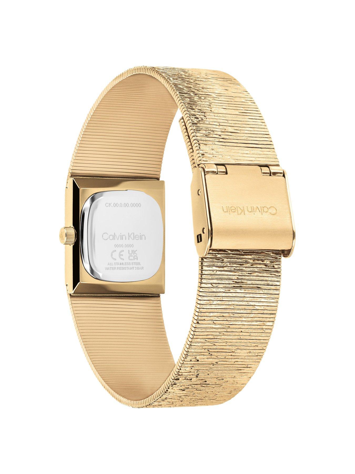 Image 3 of 4 of Calvin Klein Women's Sophisticated Square Gold Plated Watch