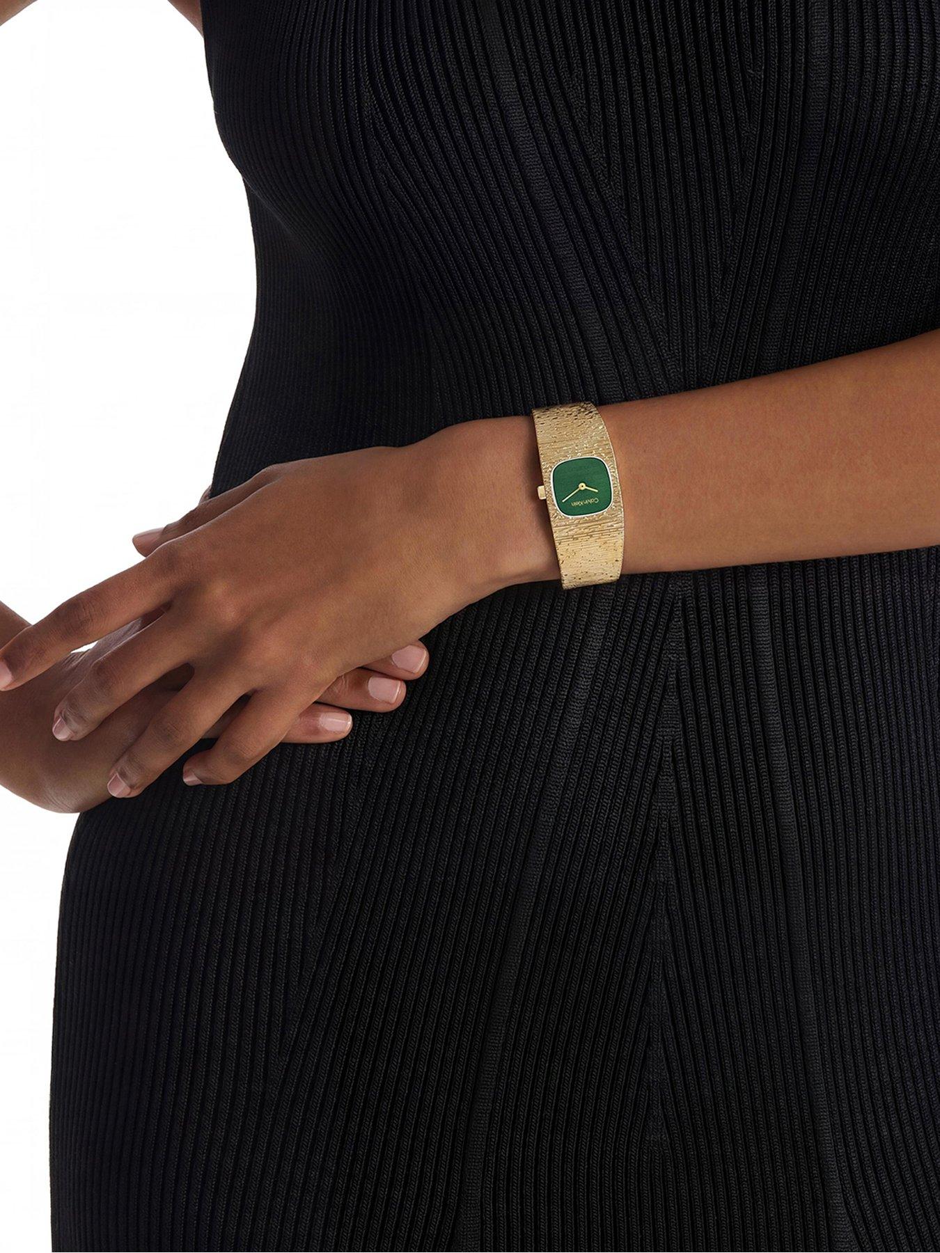 Image 4 of 4 of Calvin Klein Women's Sophisticated Square Gold Plated Watch