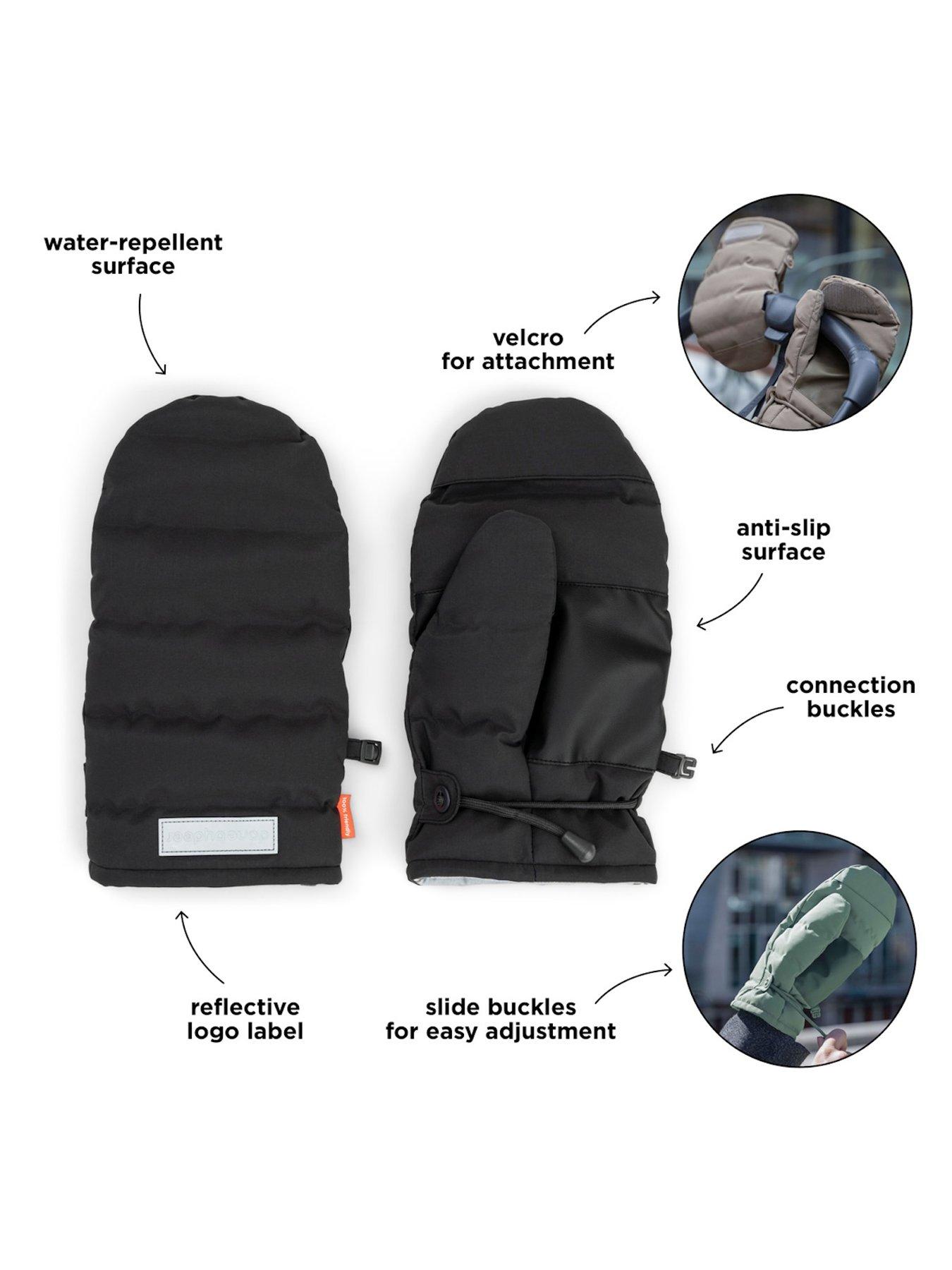 Image 4 of 7 of Done by Deer Stroller Mittens Black