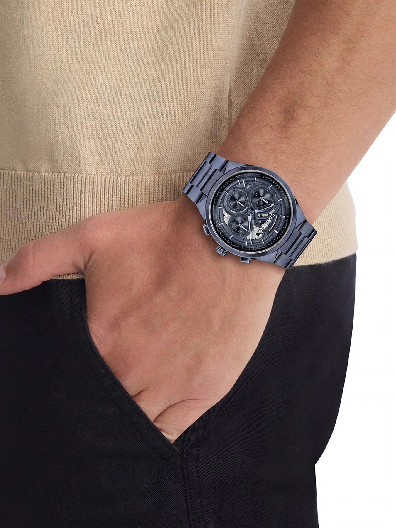 Image 4 of 4 of Calvin Klein Men's Distinguish Blue IP Watch