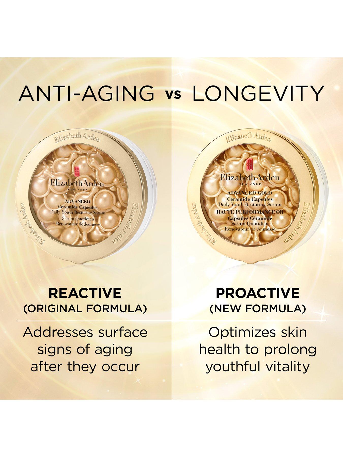 Image 3 of 7 of Elizabeth Arden Advanced Gold Ceramide Capsules Daily Youth Restoring Serum, 30-piece