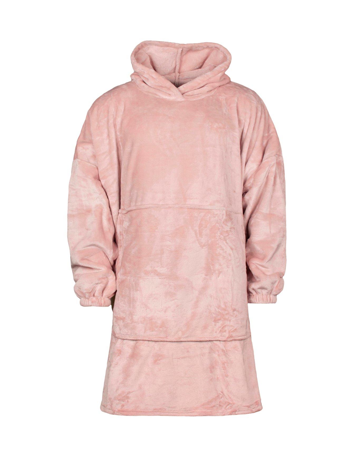 Image 3 of 3 of Heat Holders Heat Holders Mega Hoodie One Size - Dusky Pink