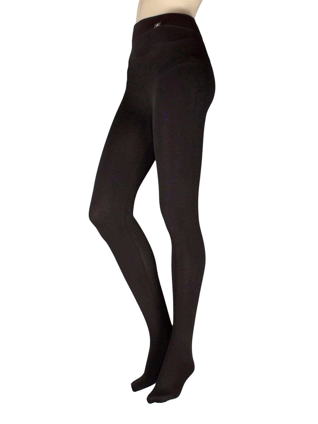 Image 1 of 2 of Heat Holders HEAT HOLDERS PAIR OF CENTRE SEAM FREE TIGHTS - BLACK