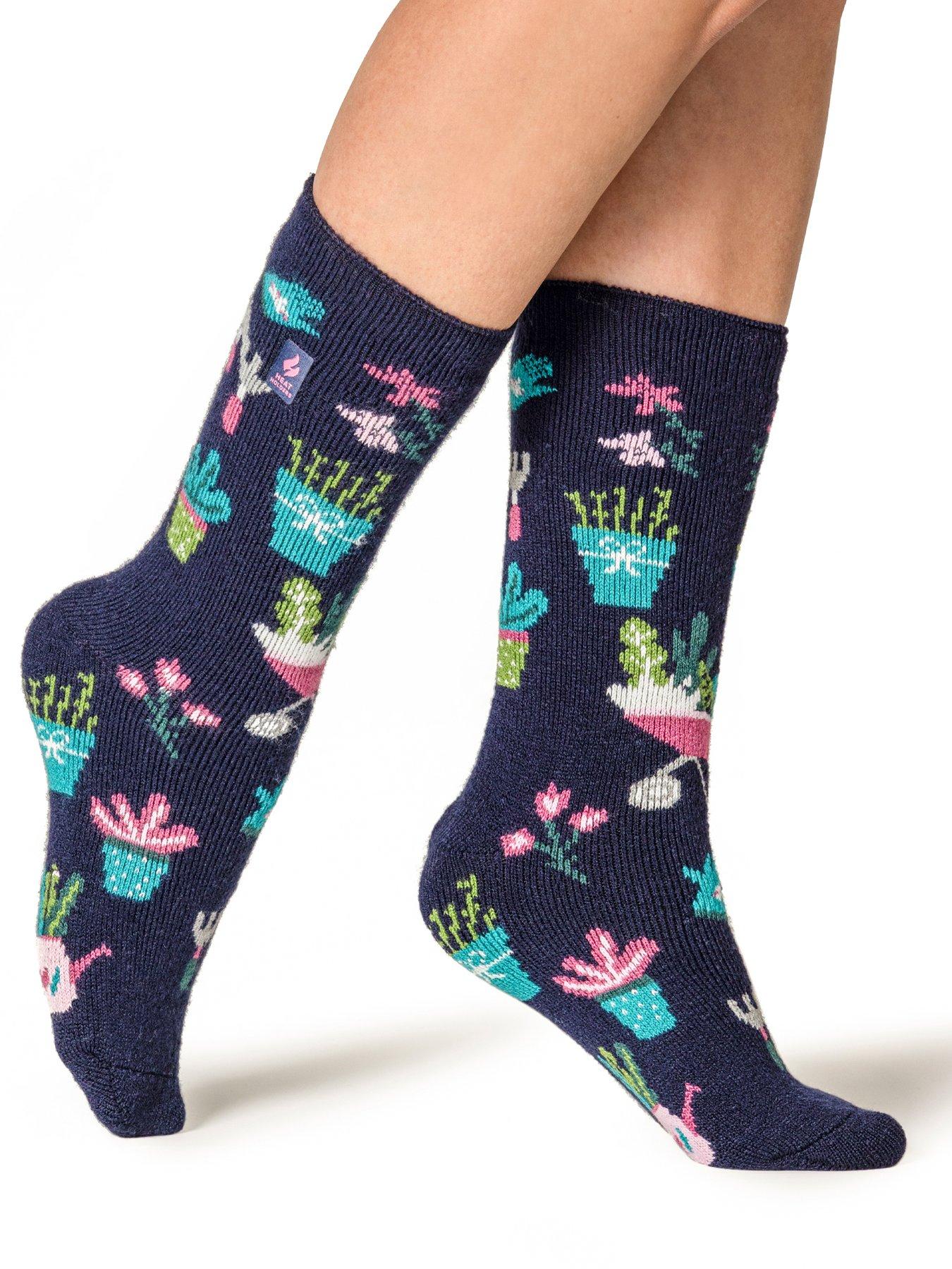 Image 1 of 4 of Heat Holders Womens LITE MEDIUM TOG 1.6 Thermal Socks - Multi