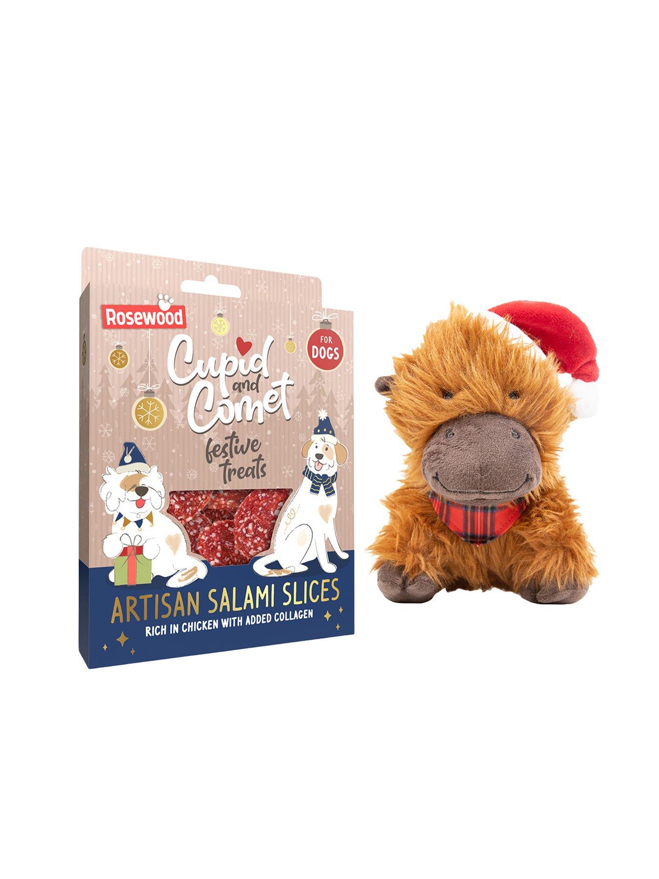 Image 1 of 7 of Rosewood Dogs Luxury Artisan Salami Slices/Clifford Cow Toy