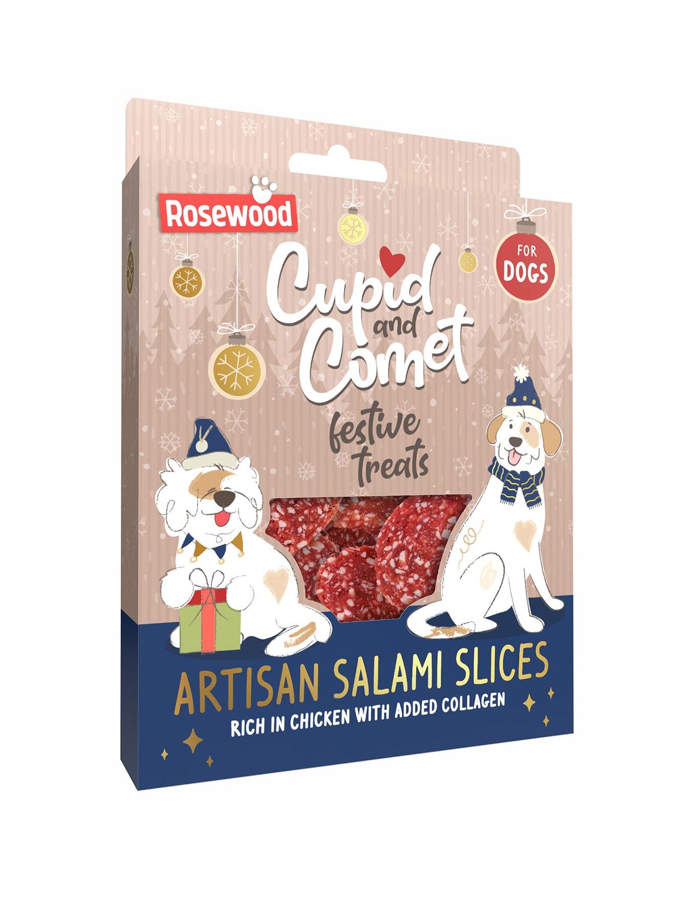 Image 2 of 7 of Rosewood Dogs Luxury Artisan Salami Slices/Clifford Cow Toy