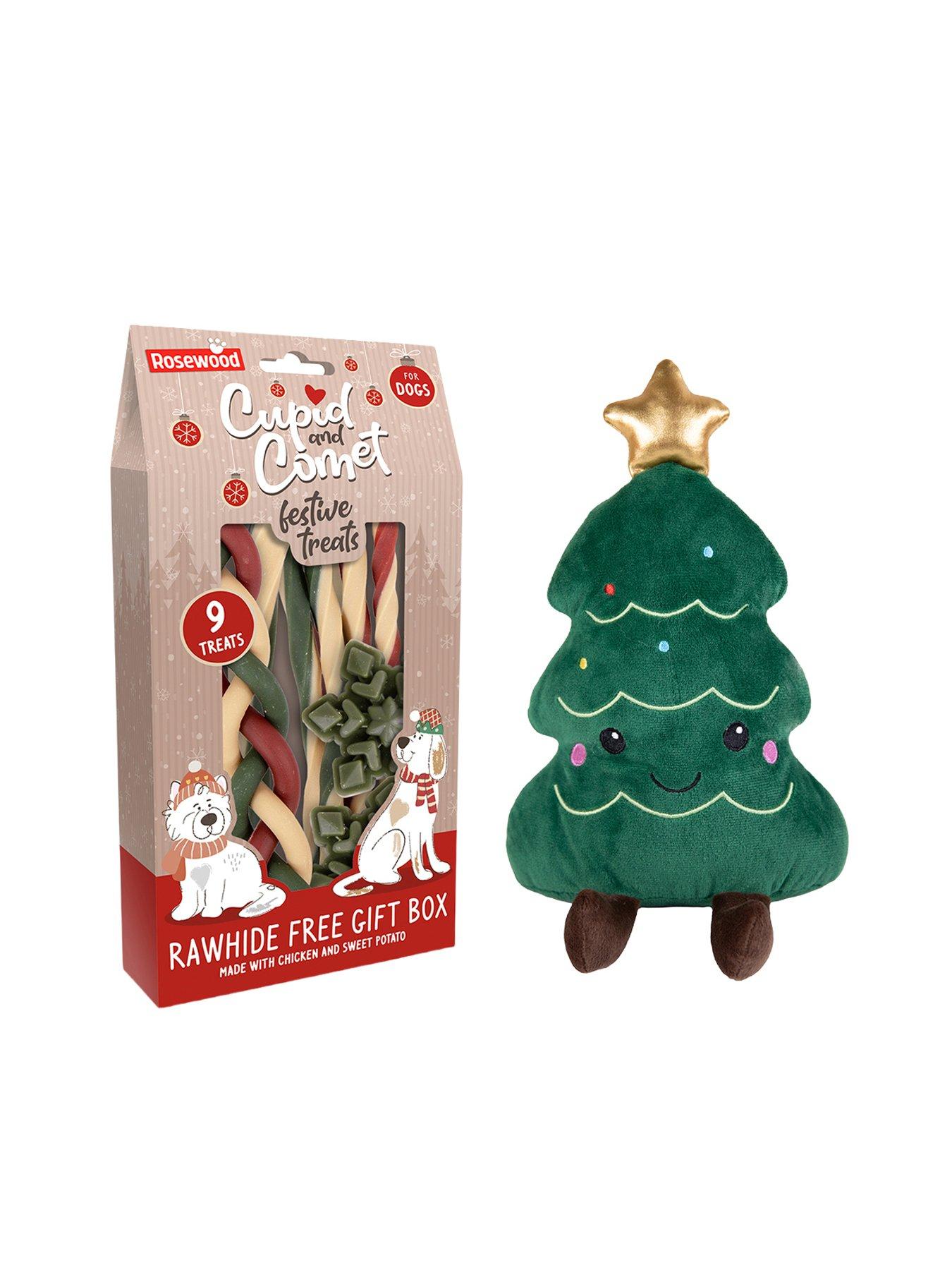Image 1 of 7 of Rosewood Dogs Rawhide Free Gift Box/Cosmo Christmas Tree Toy