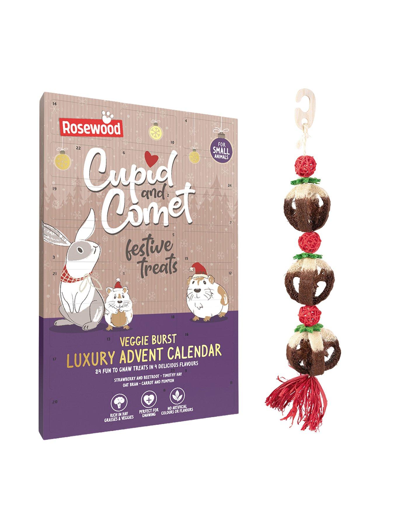Image 1 of 5 of Rosewood Small Animal Veggie Burst Luxury Advent Calendar/ Loofa Pudding Garland