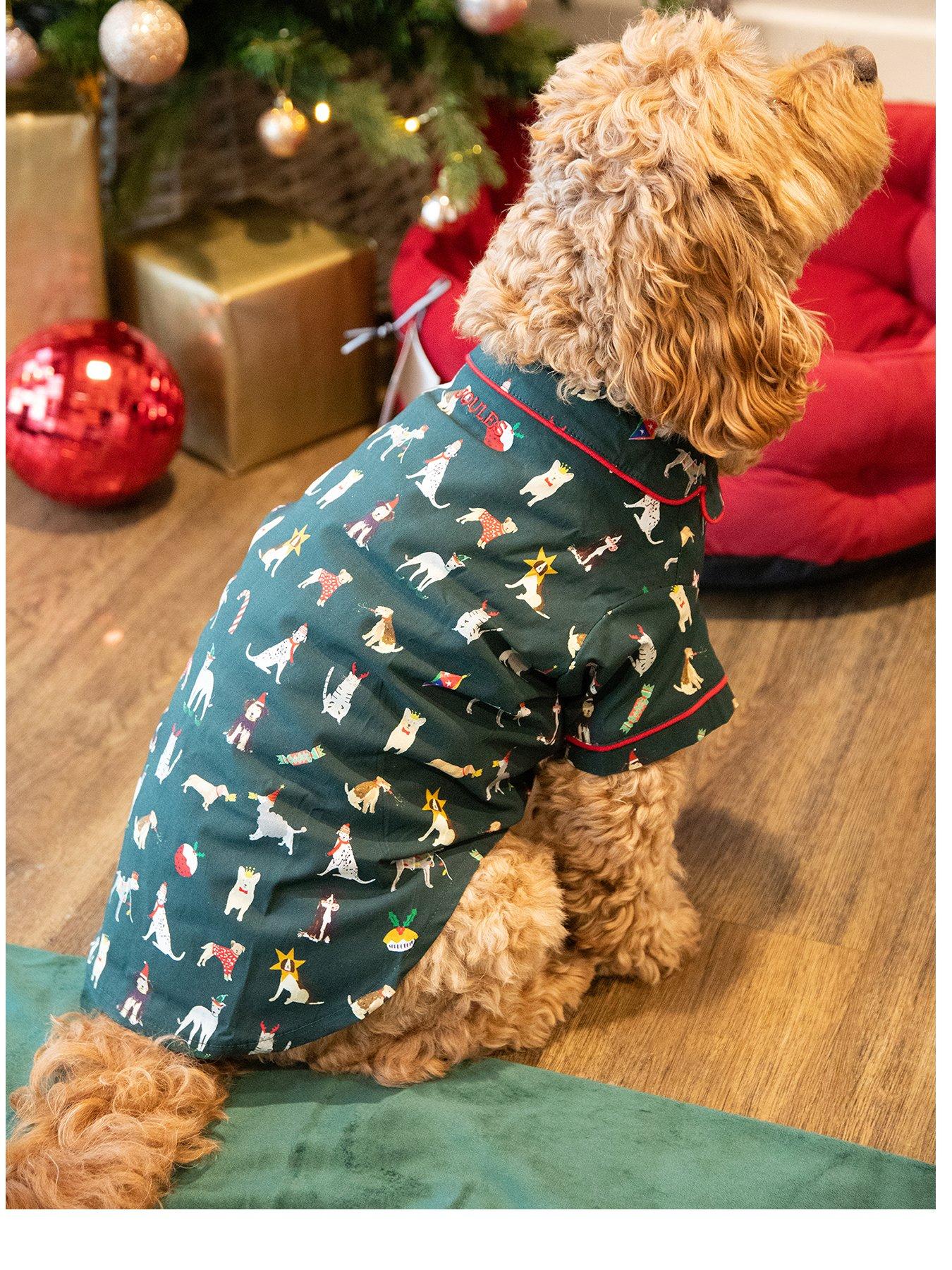 Image 2 of 3 of Joules Joules Green Festive Print PJ's Small