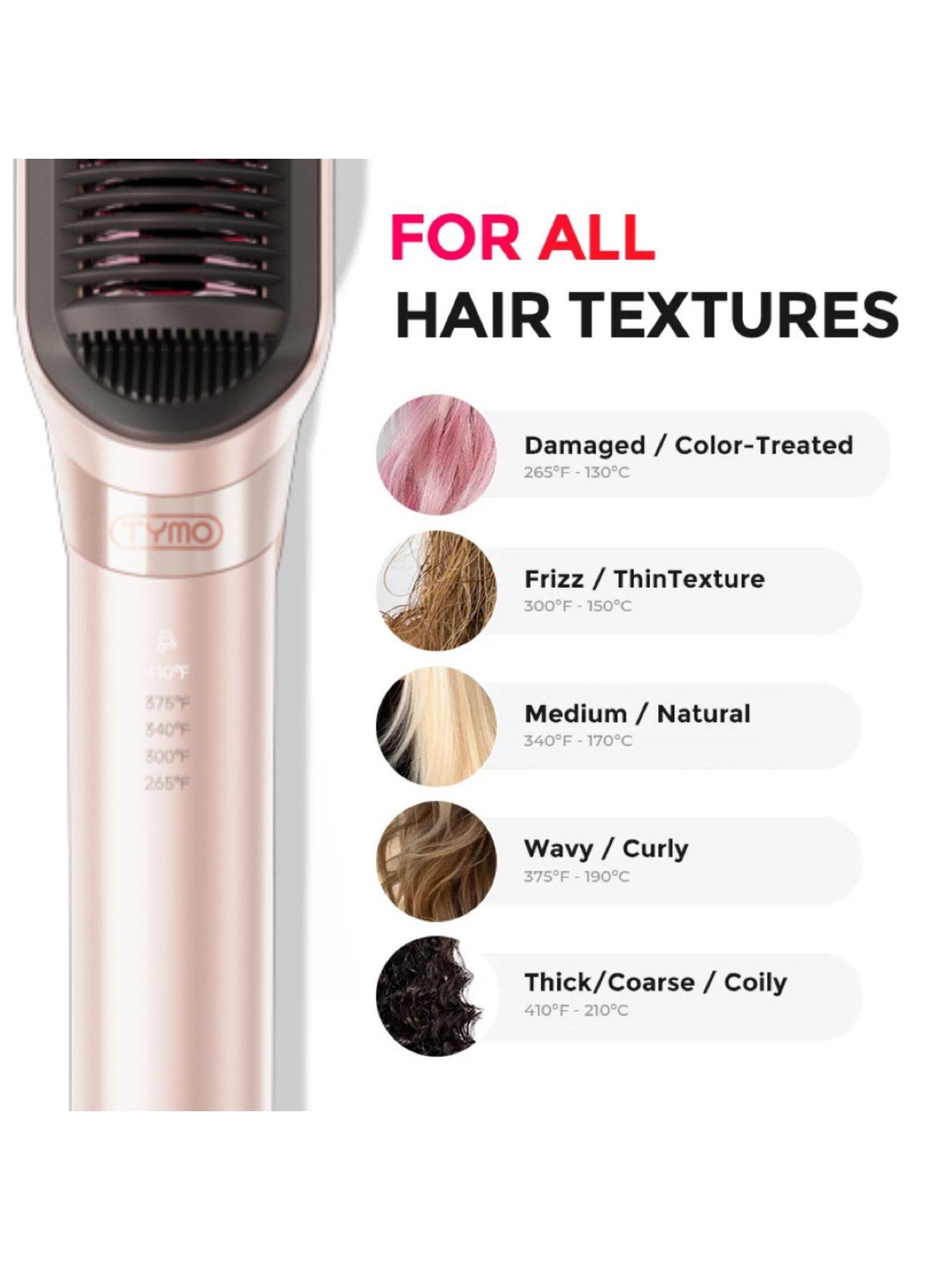 Image 5 of 7 of Tymo TYMO Flipro Hair Straightening Iron & Comb - Pink Shimmer