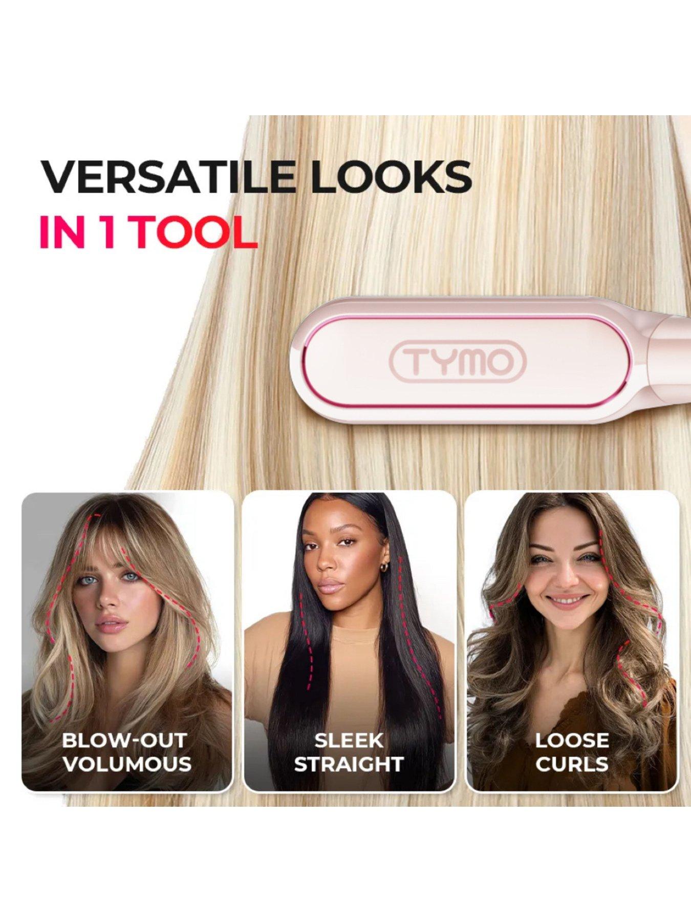 Image 6 of 7 of Tymo TYMO Flipro Hair Straightening Iron & Comb - Pink Shimmer