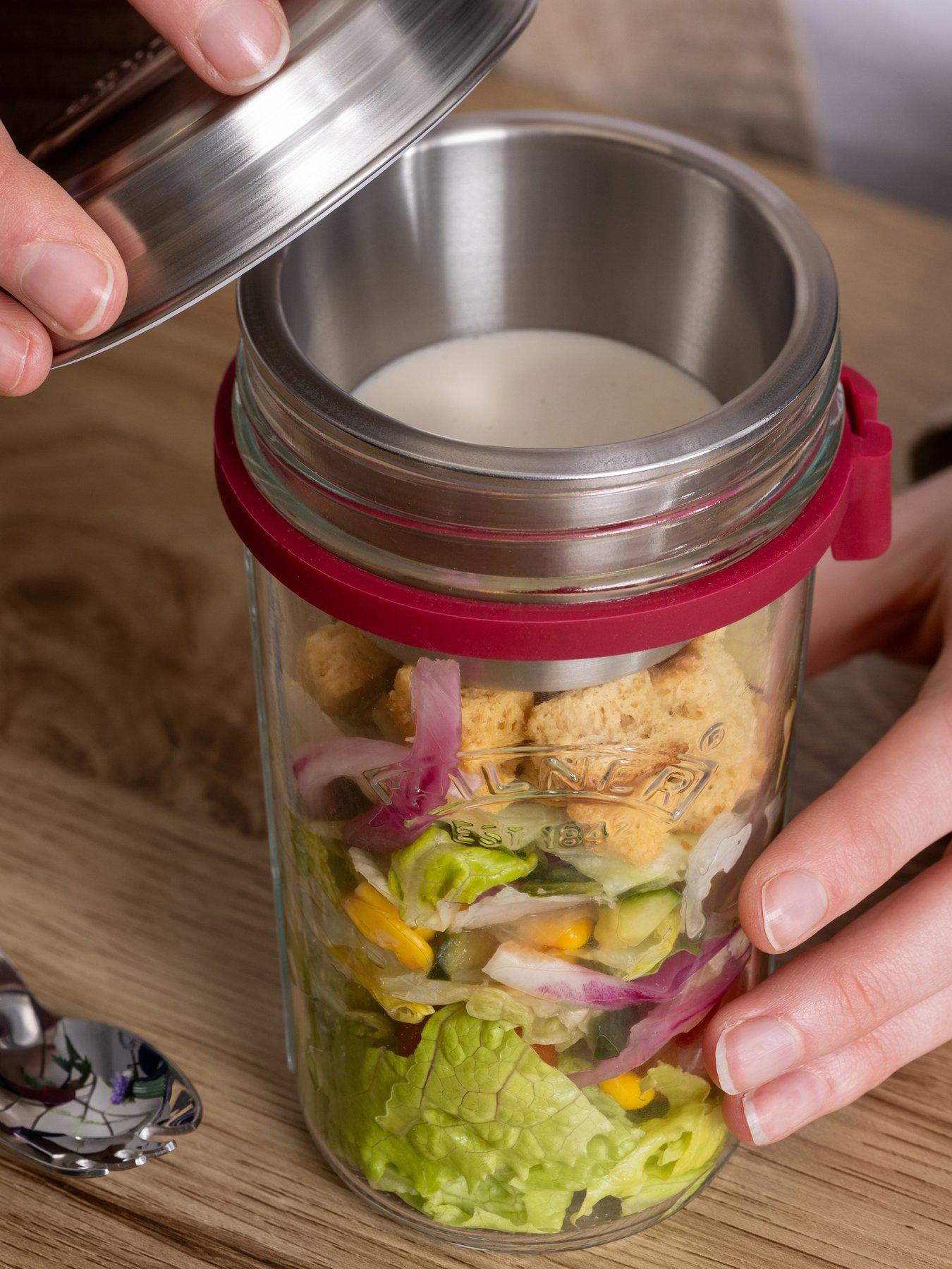 Image 3 of 6 of KILNER On The Go Glass Breakfast Jar Set