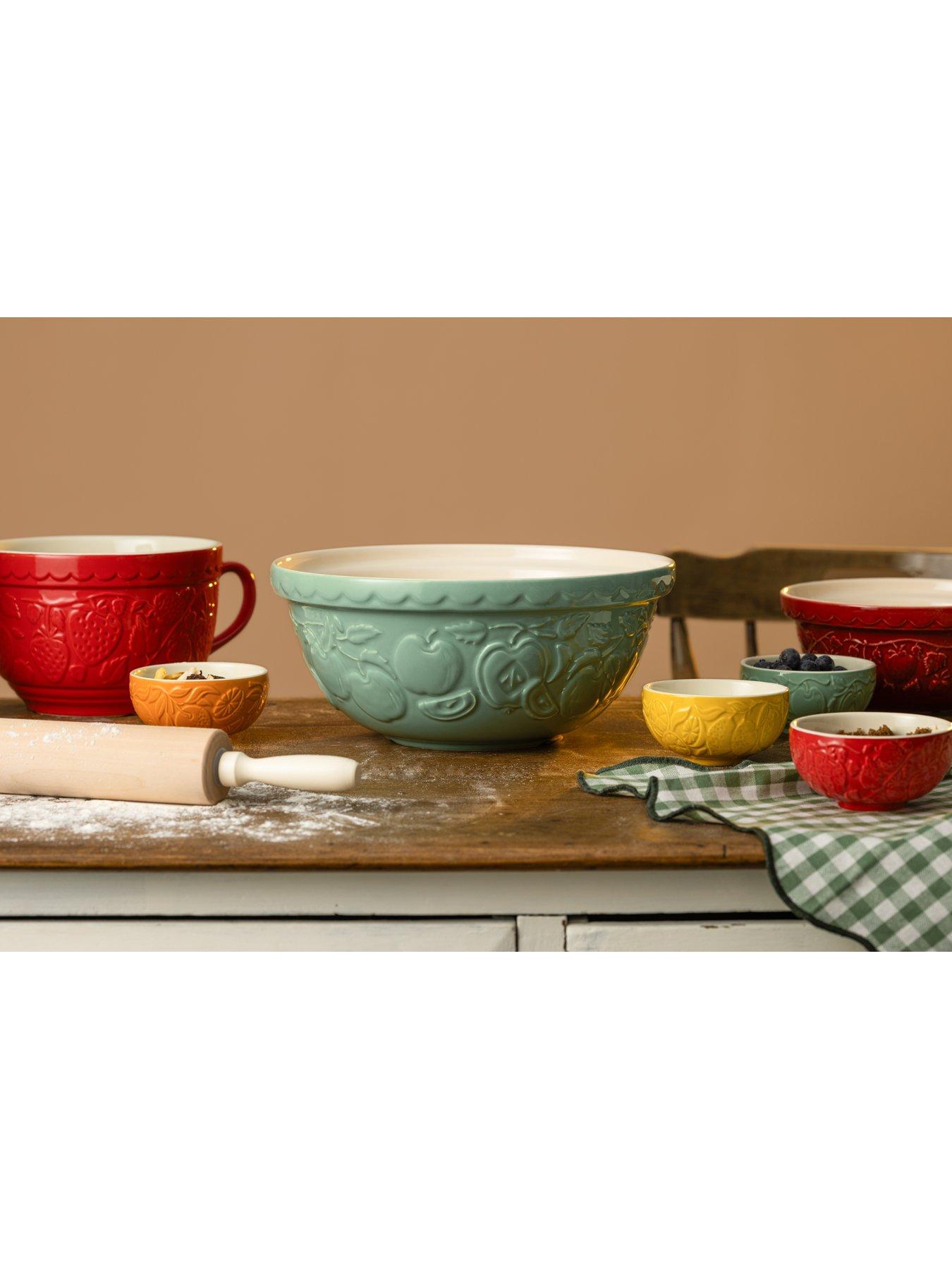 Image 3 of 6 of Mason Cash Fruits Apples Green Bowl 29cm